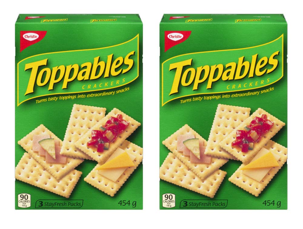 Christie Toppables Crackers 454g/16oz, (2Pack) {Imported from Canada