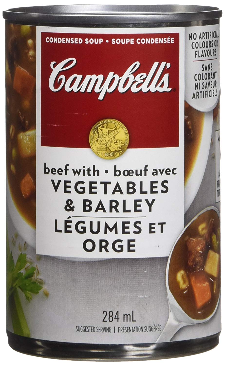 Campbell's condensed beef with vegetables and barley soup (063211011111)