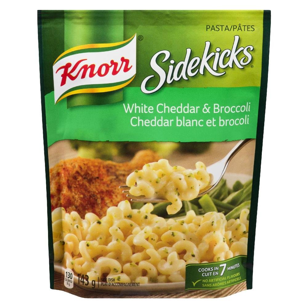 Knorr Sidekicks White Cheddar And Broccoli Pasta 143g - {Canadian