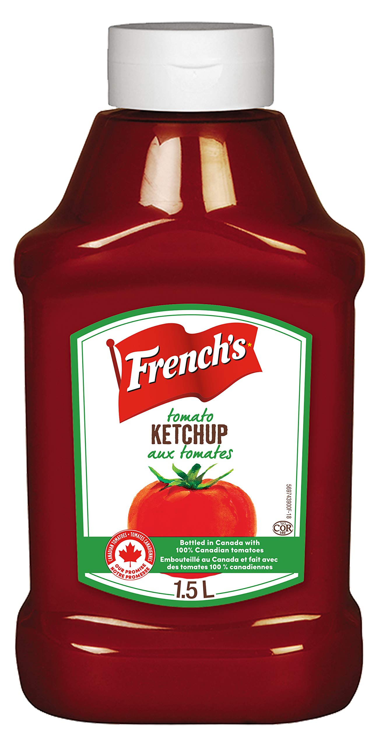 French's, Tomato Ketchup, 1.5L/50.7oz, (Imported from Canada