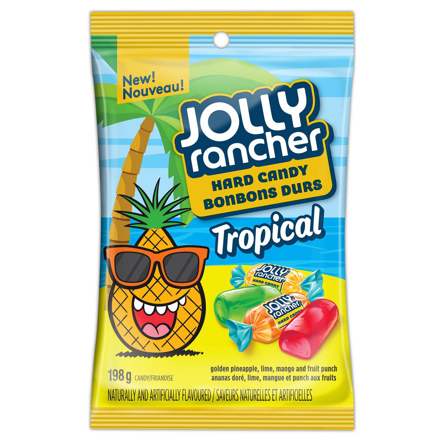 Jolly Rancher Tropical Candy Hard Canada Oz Walmart 198g Imported.