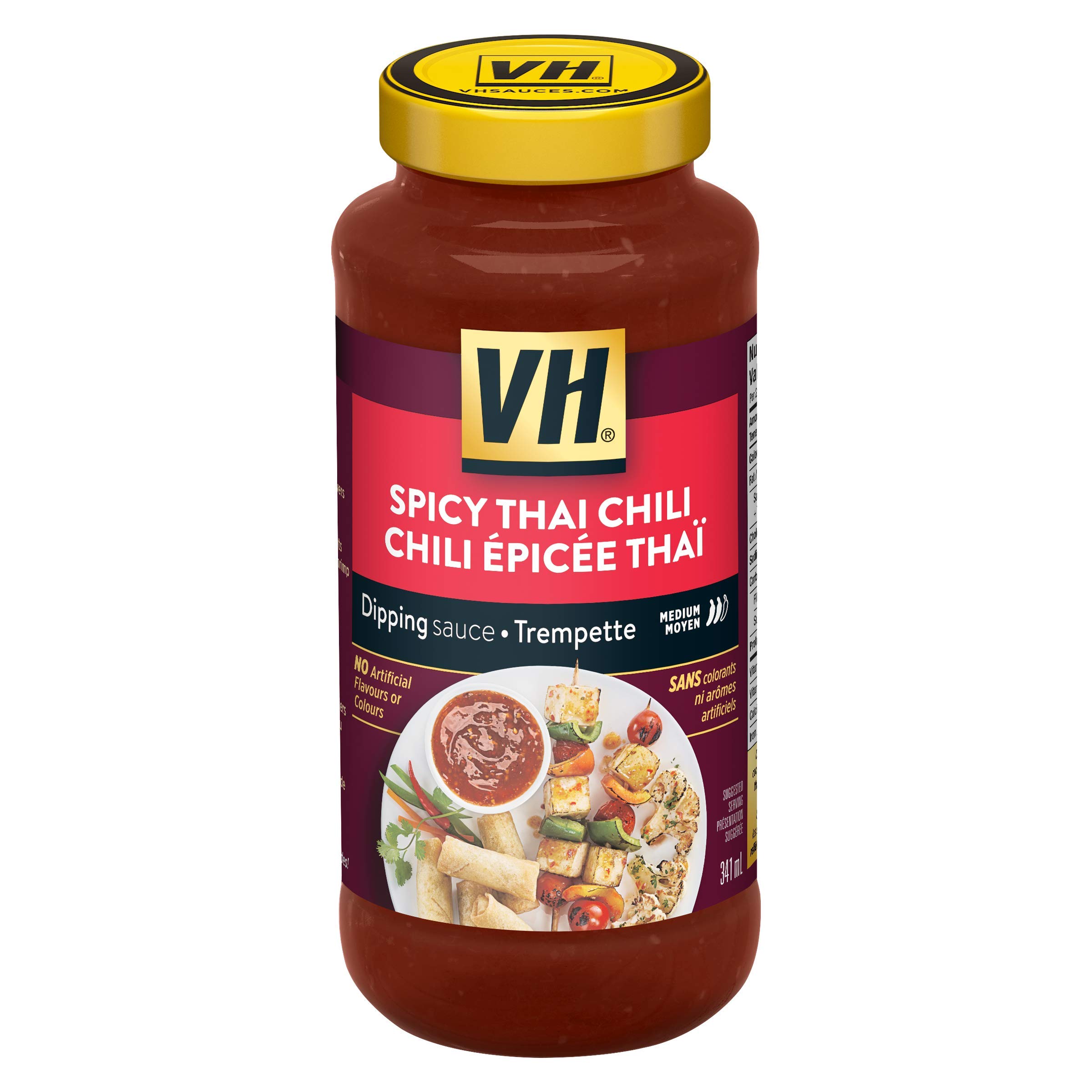 VH Spicy Thai Chili Dipping Sauce (12 Count), 341ml/11.5oz, Jars ...