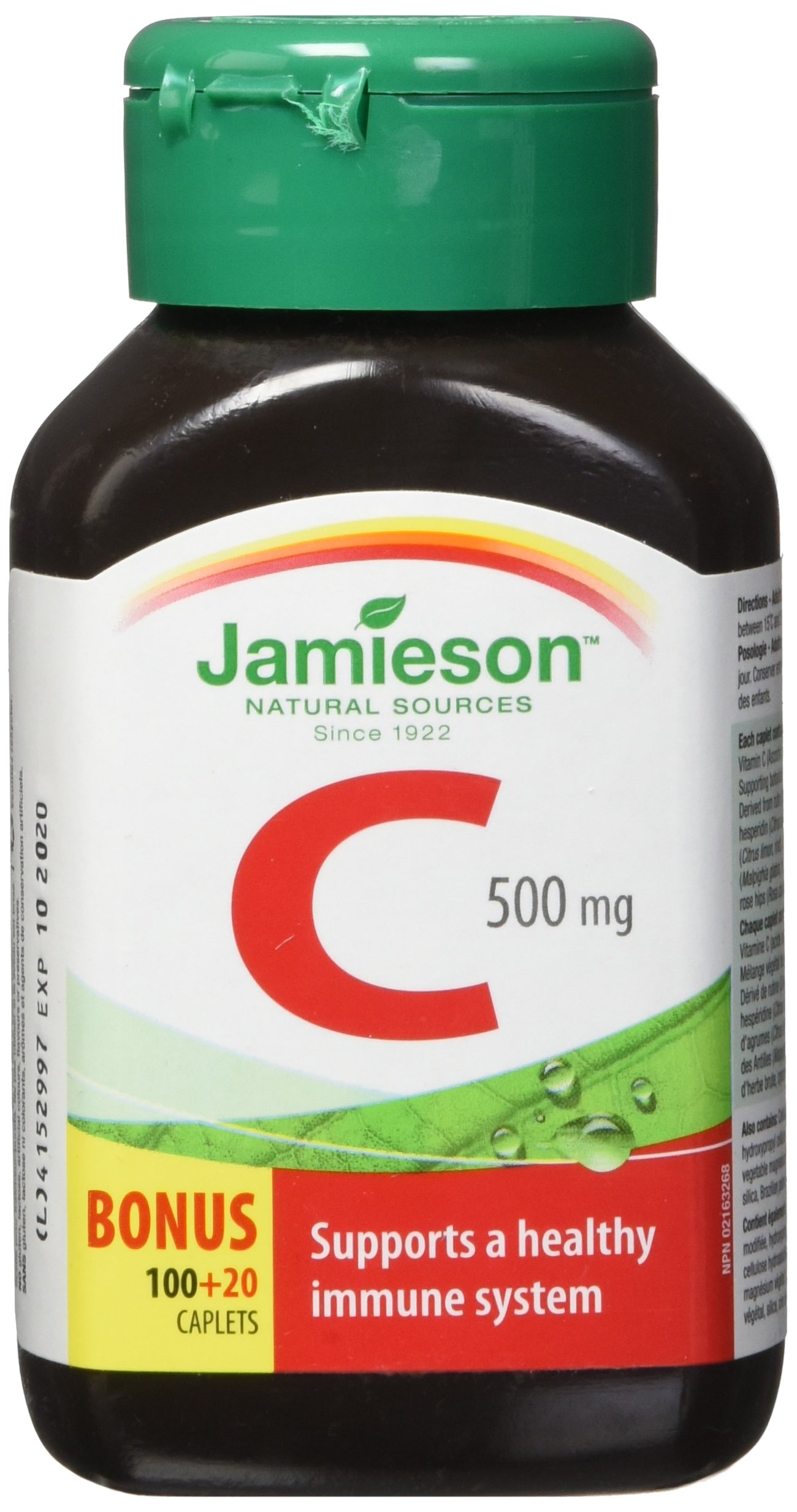 Jamieson Vitamin C 120 Caplets Bonus Size eBay
