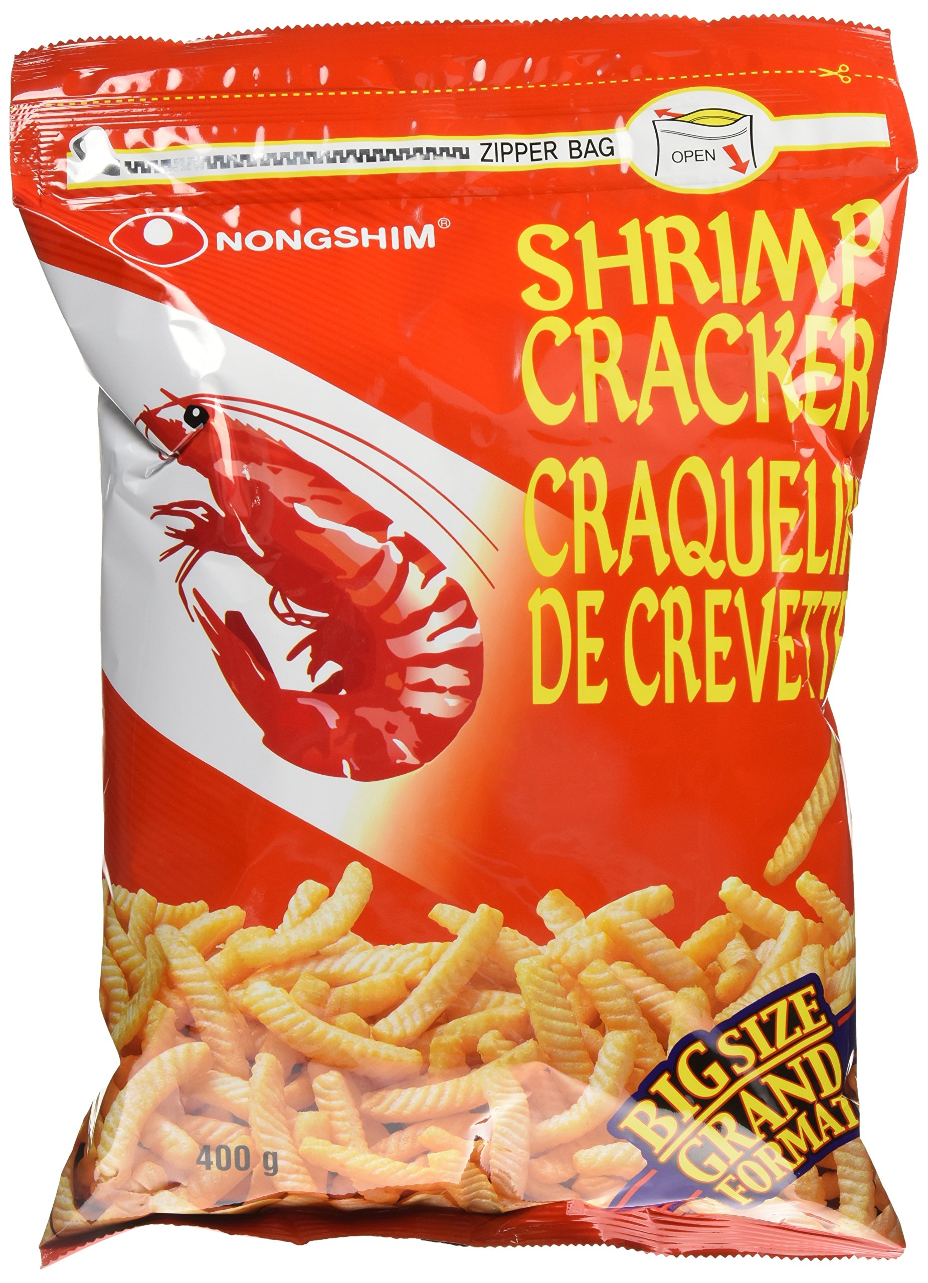 Nongshim Shrimp Cracker Big Size, 400g/14.10oz {Imported from Canada