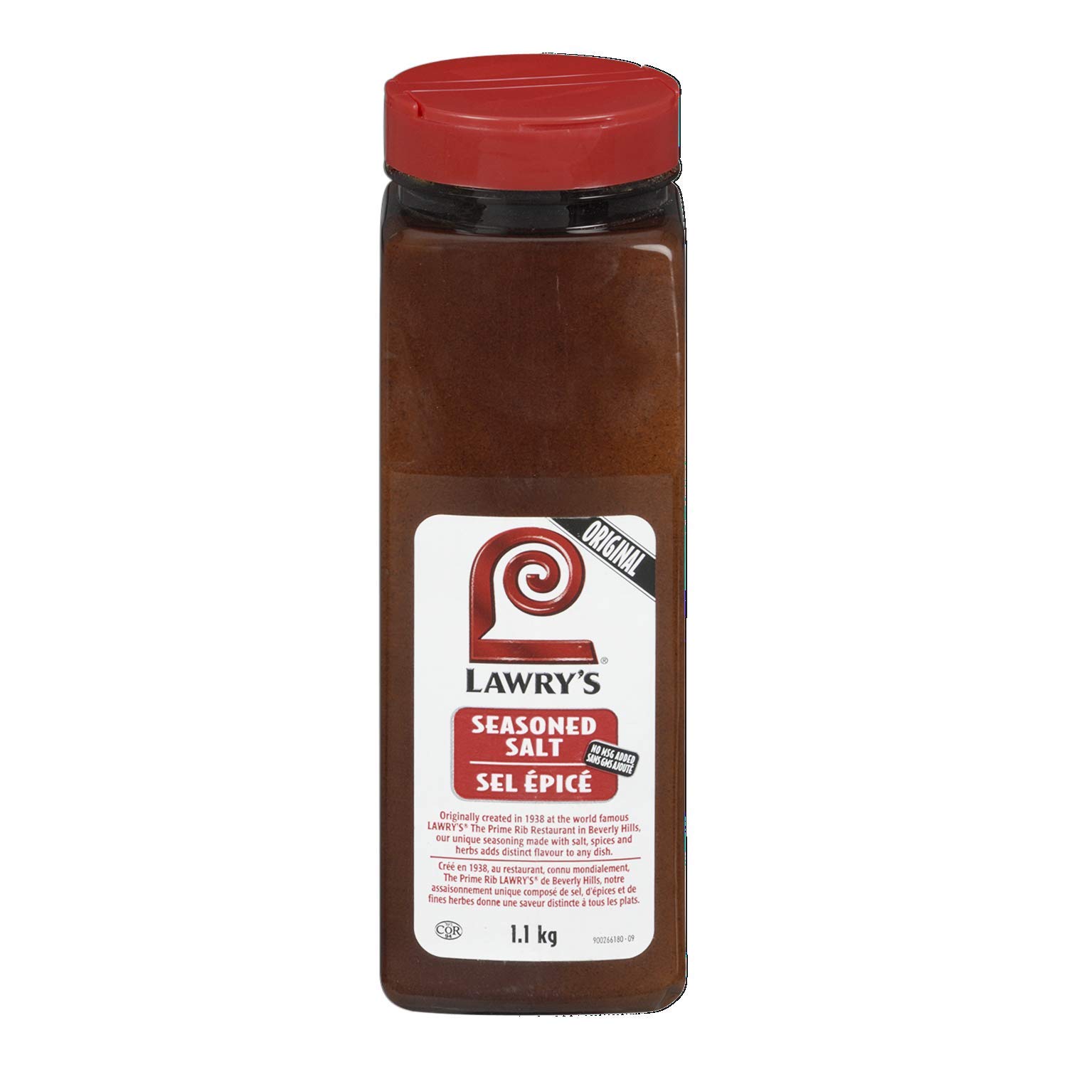 Lawry's, The Original Seasoned Salt, 1.1kg/2.4lbs., {Imported from