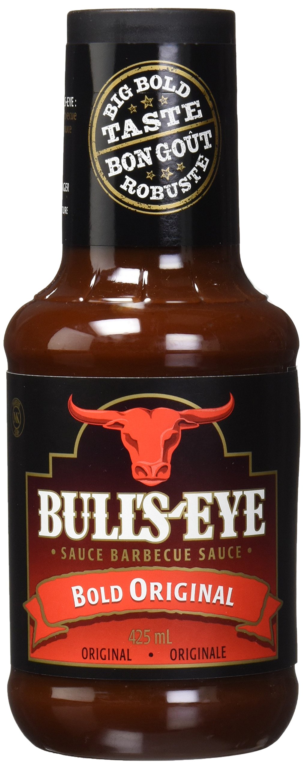 BULL'S-EYE Bold Original BBQ Sauce, 425ml/14oz, {Imported from Canada ...