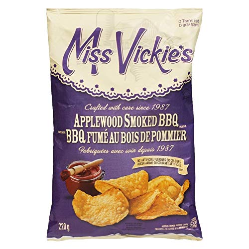 Miss Vickies Applewood Smoked BBQ Potato Chips, 2ct, 220g/7.8oz., {Canadian} 799562962580 eBay
