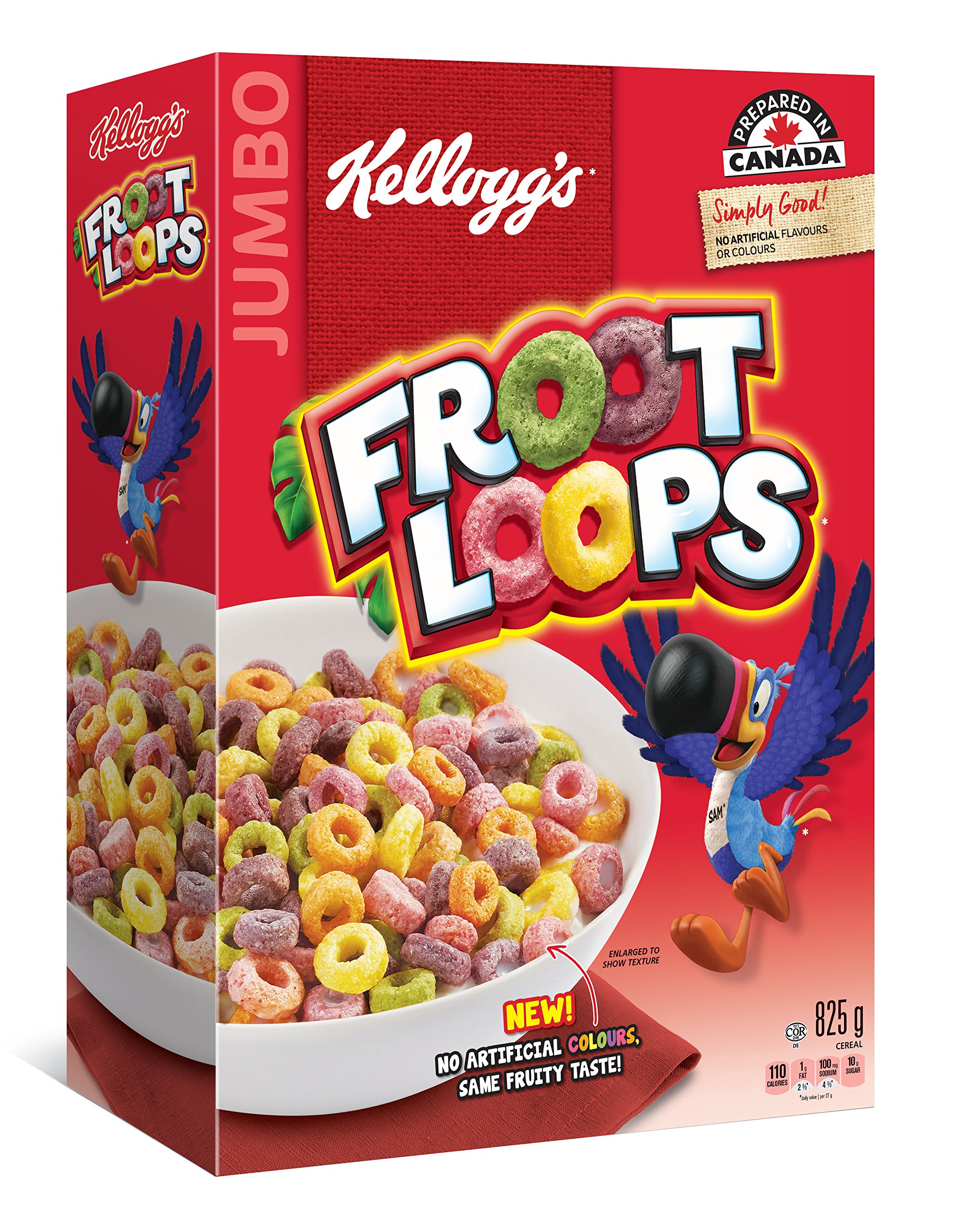 Kellogg s Fruit Loops Cereal 825g 29 10oz Jumbo Size importiert Aus 