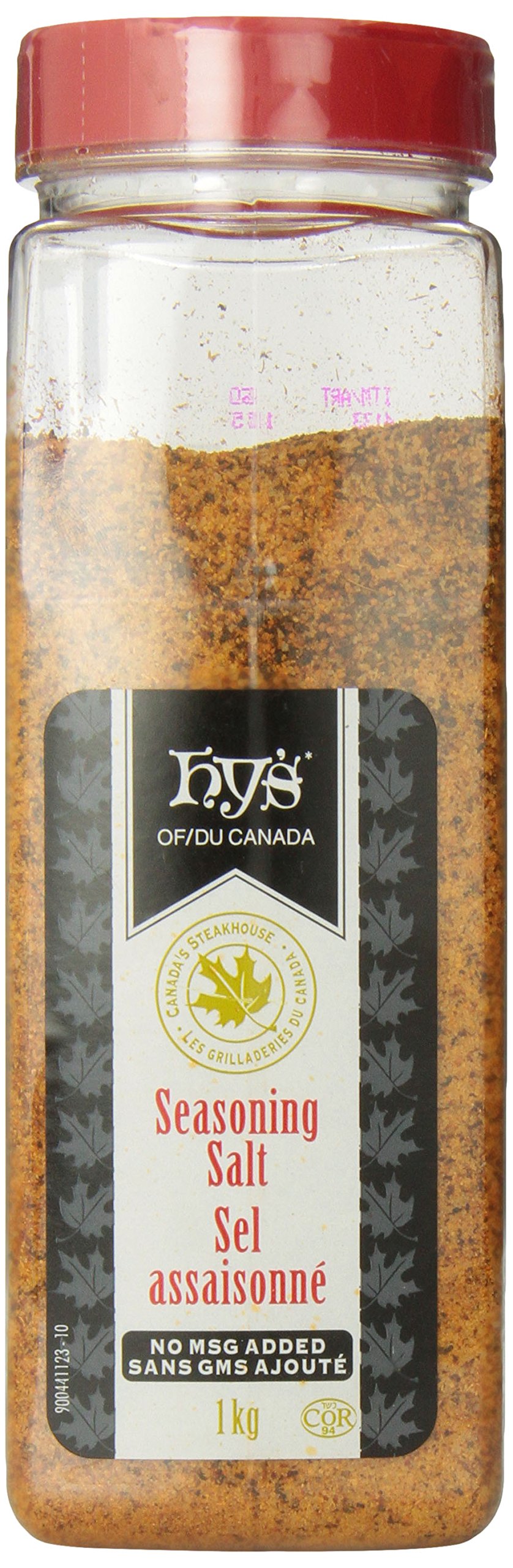 Hy's Seasoned Salt No Msg, 1kg/2.2 lbs {Imported from Canada