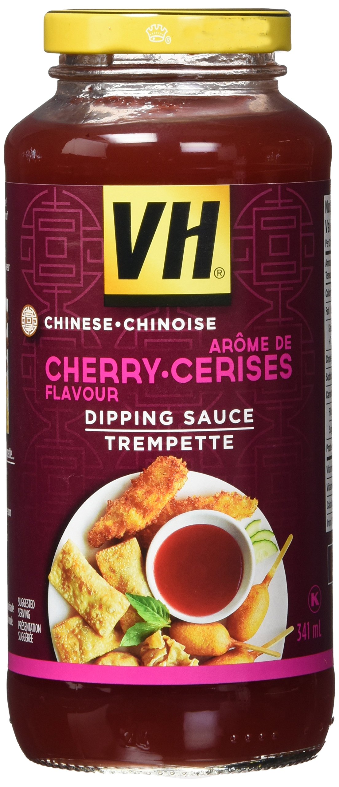 VH Cherry Dipping Sauce (12 Count), 341ml/11.5oz, Jars, {Imported from ...
