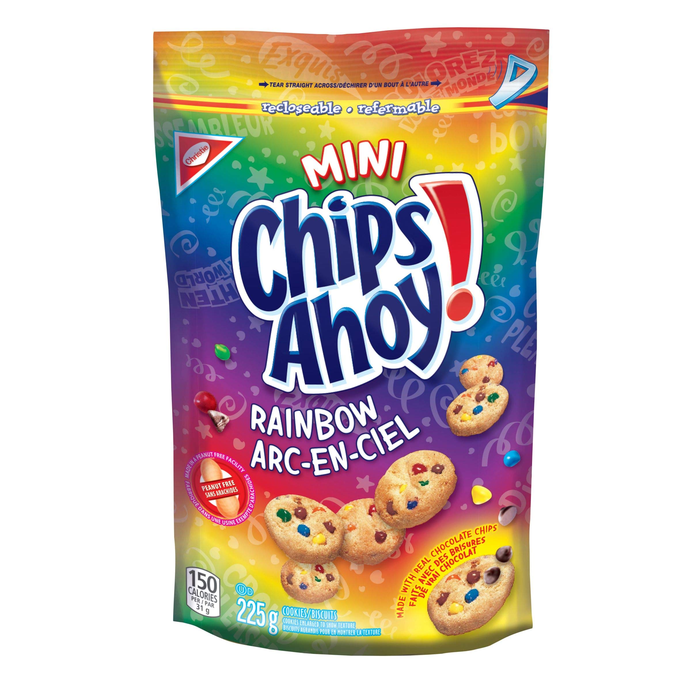 rainbow candy chips