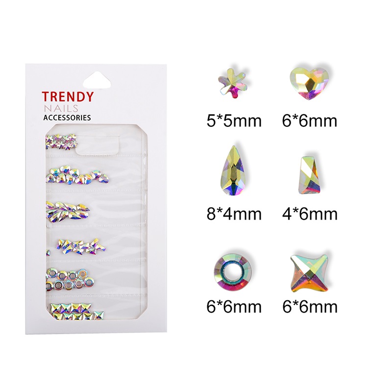 Vivid Nails Nail Art Rhinestones Assorted