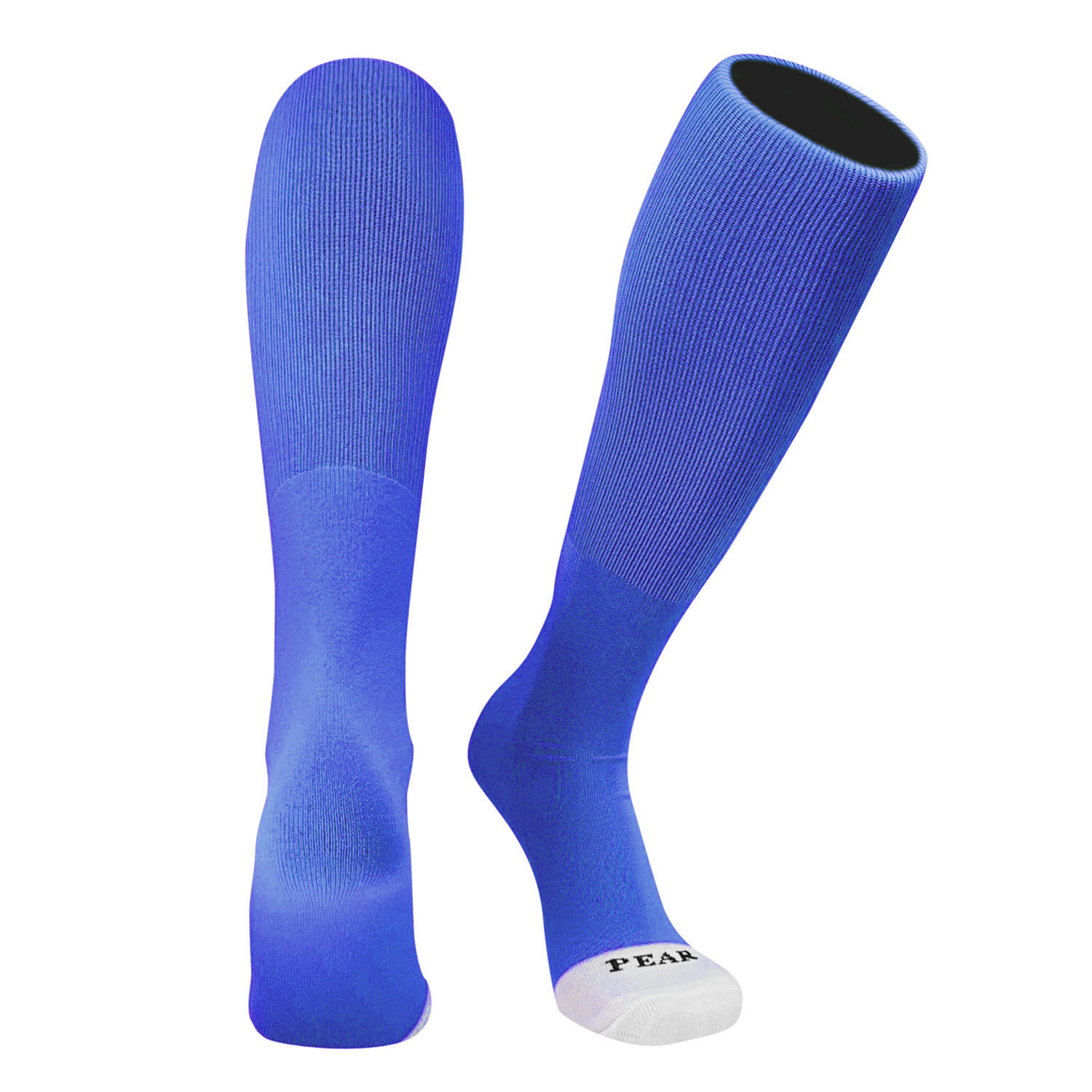 Chaussettes De Sport Longues Bleu Royal Pour Homme – Parfaites Pour Le Baseball, Foot Et Soccer – Taille L, Fabriquées Aux US