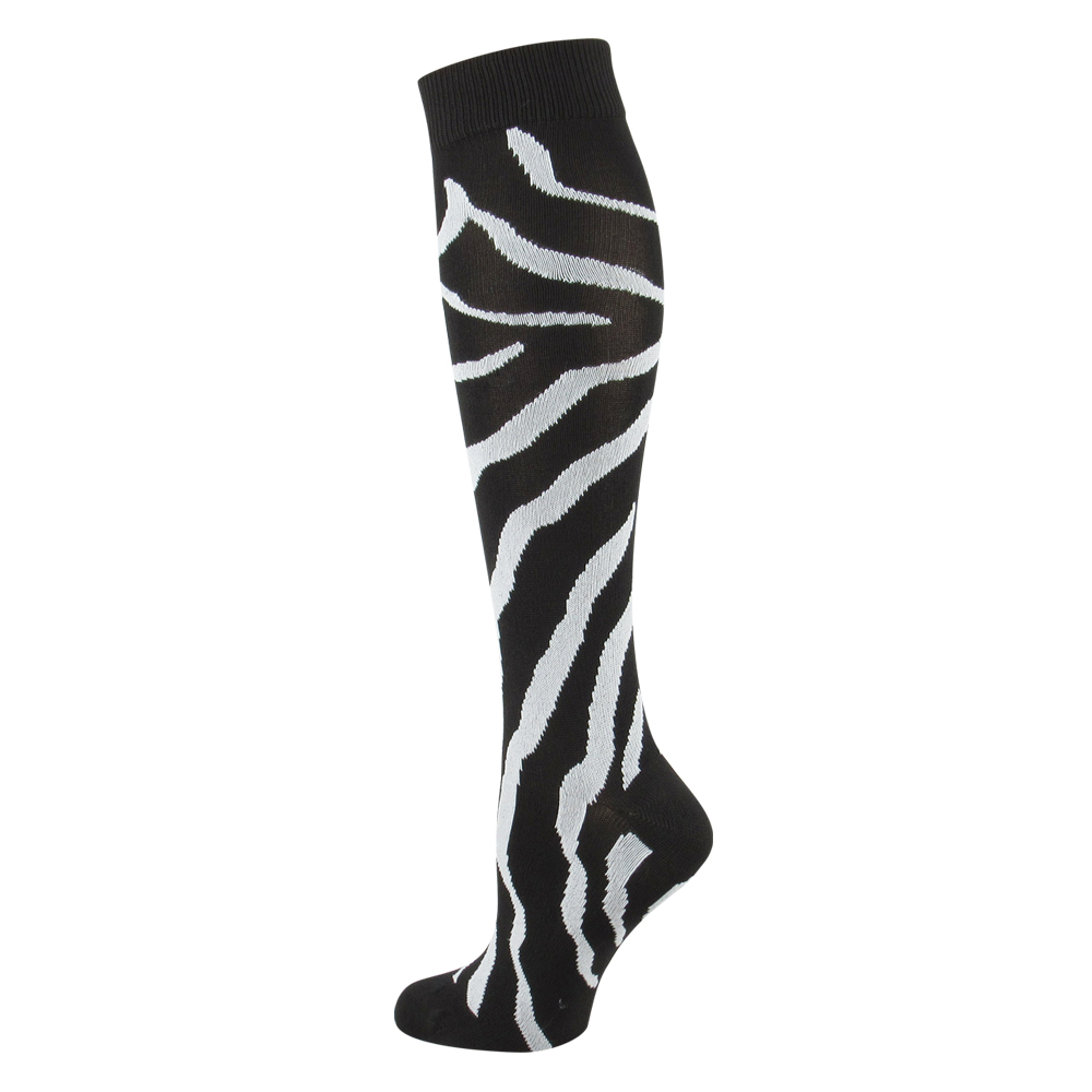 TCK Sports Krazisox Zebra Stripe Socks 