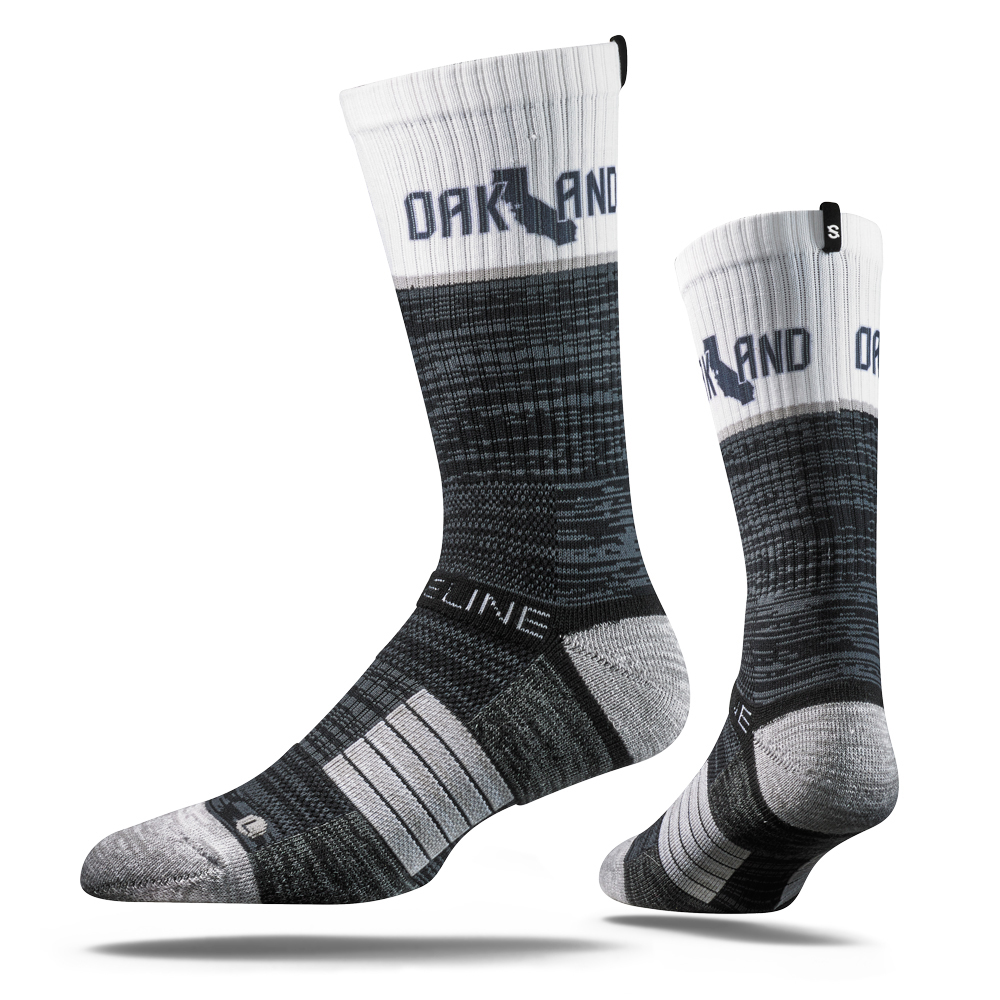 Calze Strideline 2.0 City Line – The Town Charcoal – Oakland Raiders – Nuove Con Etichette - Foto 2