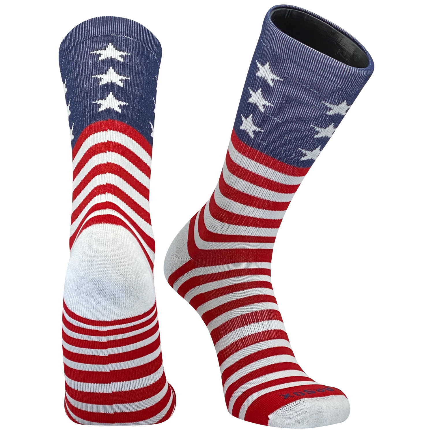 Pearsox USA Uncle Sam Stars and Stripes Red White Blue Crew Socks | eBay