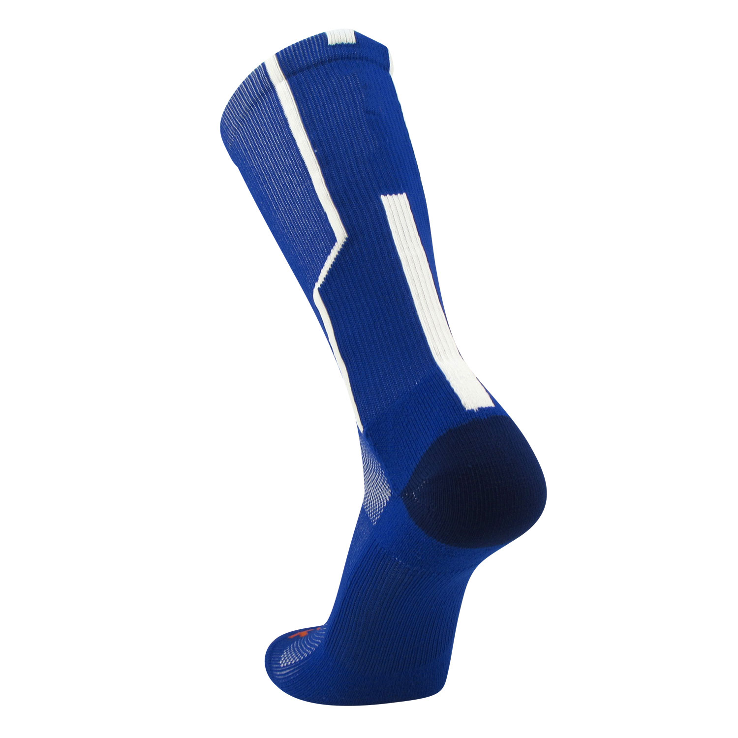 TCK Player ID Elite Jersey Number Royal White Crew Single Sock - BUY 2 - NEW