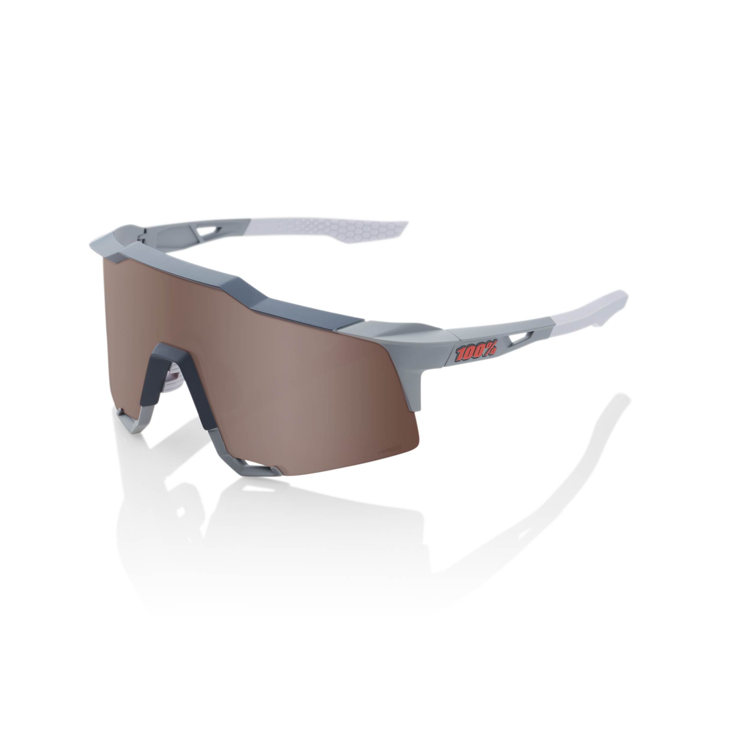 100% SPEEDCRAFT Sport Performance Sunglasses, Soft Tact