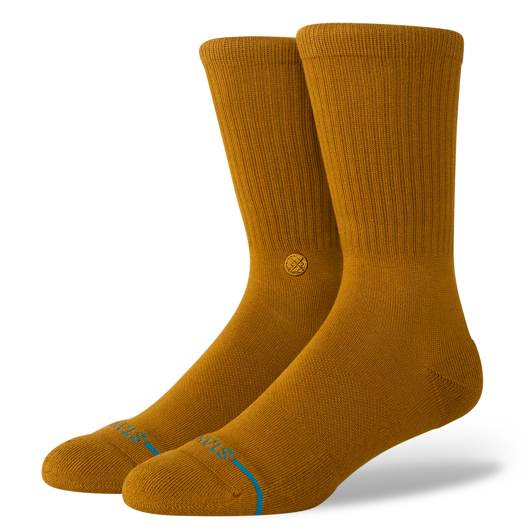 Stance mens Icon Solid Color Cotton Crew Socks - Picture 29 of 82