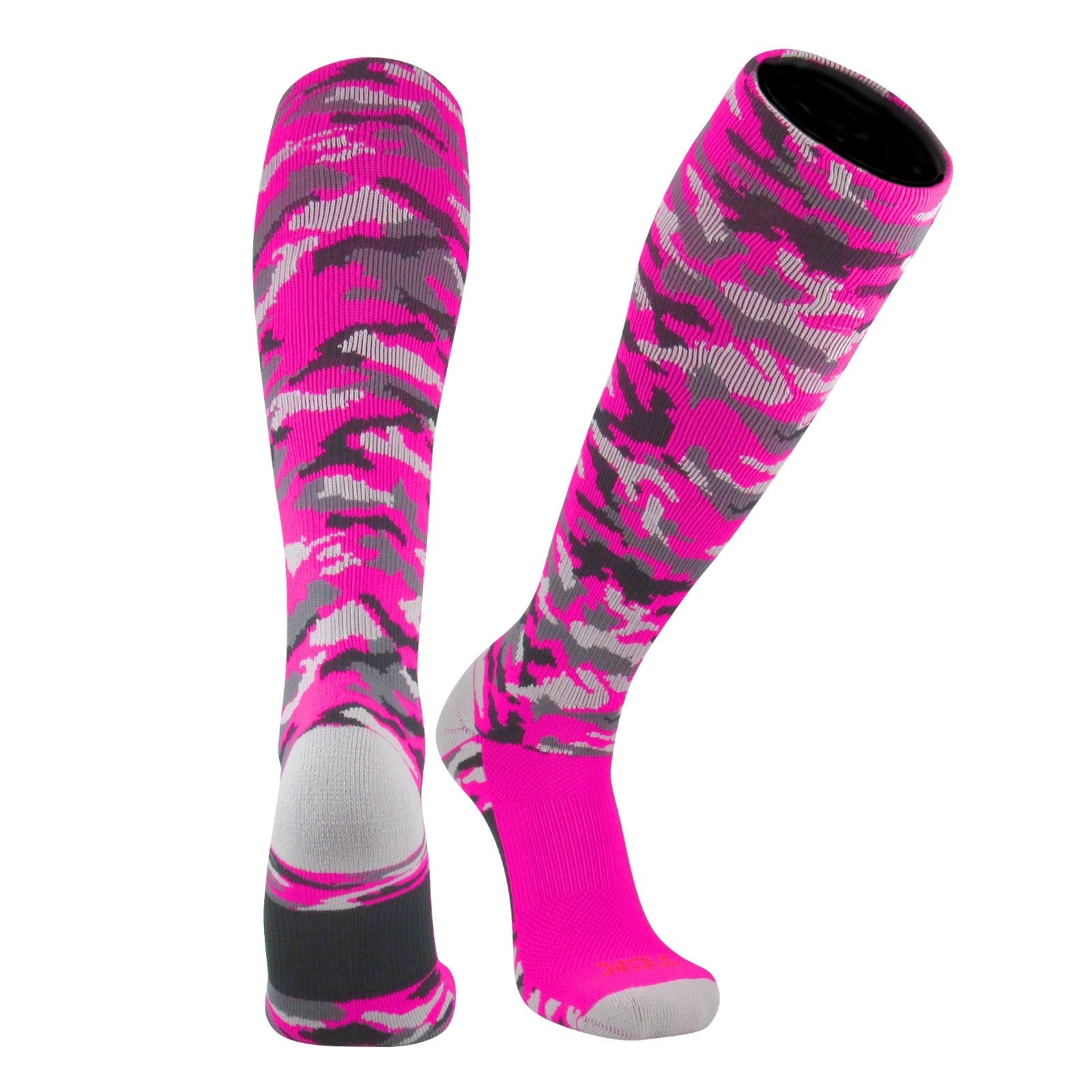 pink knee high athletic socks