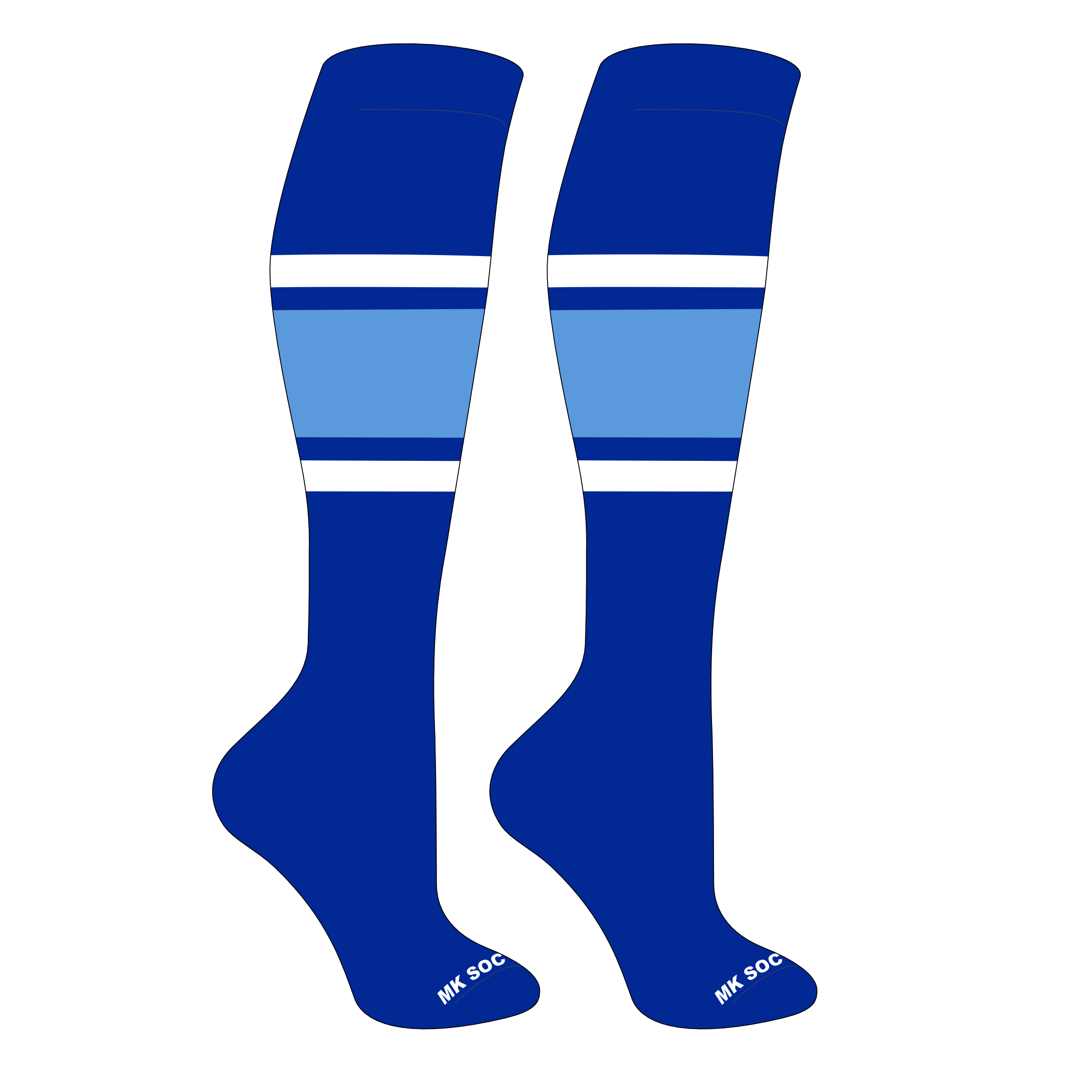 TCK Dugout Socks: Youth & Mens Baseball Socks - HIT a Double
