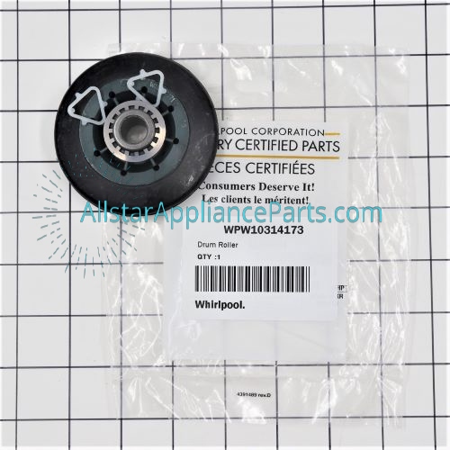 OEM Whirlpool WPW10314173 W10314173 Dryer Drum Roller - Foto 6