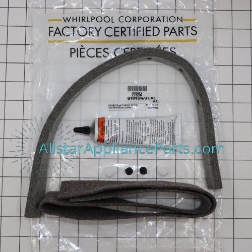 Whirlpool Dryer Front Felt Bearing and Felt Seal Kit with Adhesive