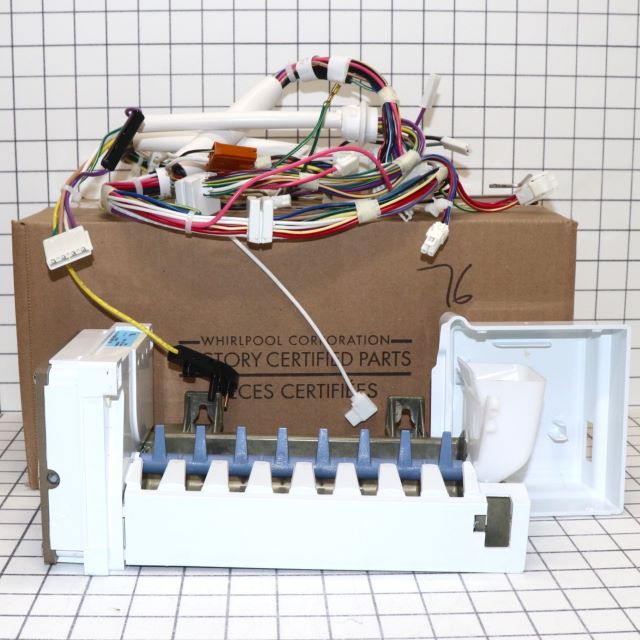 Upgraded FIXIT PARTS WPW10300024 Refrigerator Ice Maker For Whirlpool Replacement Numbers W10300024 AP6019087 PS11752391