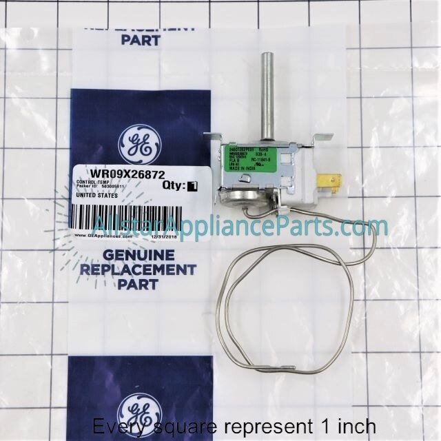ロページ GE Refrigerator Temperature Control Thermostat WR09X26872 | eBay