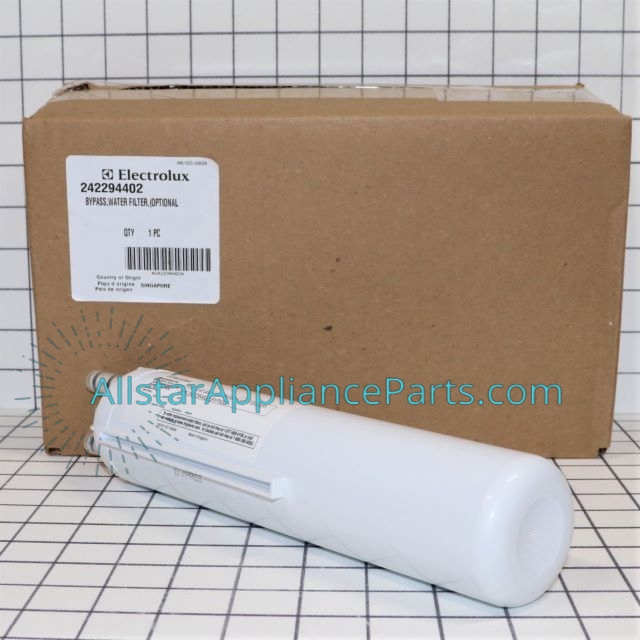 Frigidaire Refrigerator Water Filter Bypass Plug 242294402 717449038302