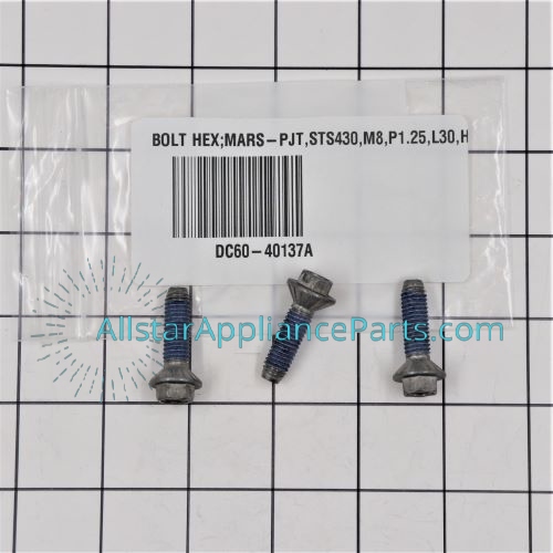 (Pack of 3) Samsung Washer Machine Hex Bolt DC6040137A eBay