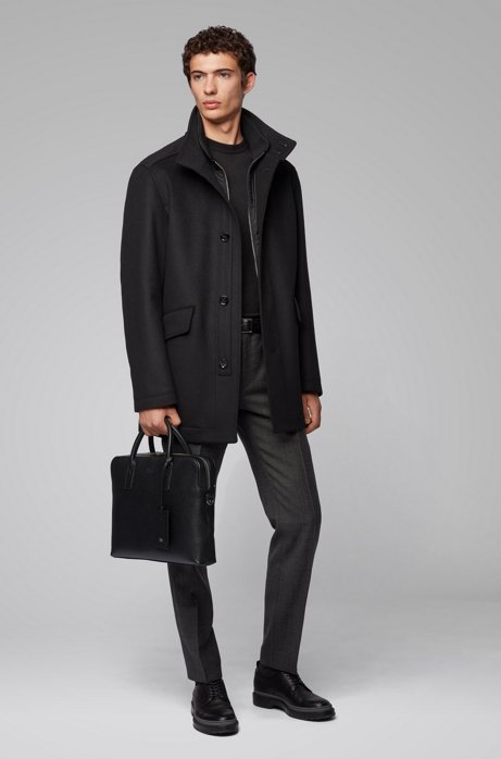 Hugo Boss Men's Coxtan 8 Wool - Cashmere Regular Fit Coat | eBay