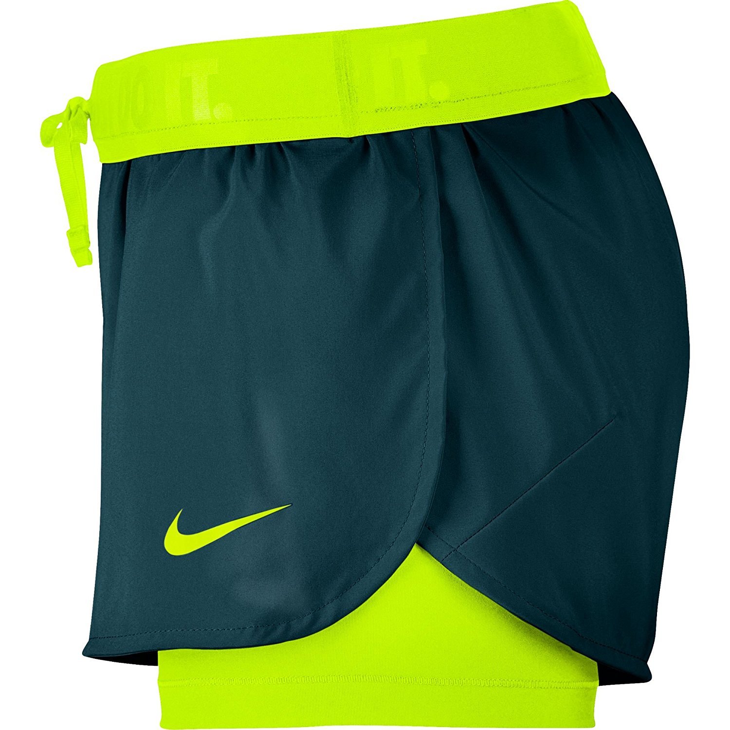 Nike Women's Full Flex 2-in-1 Dri-Fit Compression Shorts 777488 | eBay