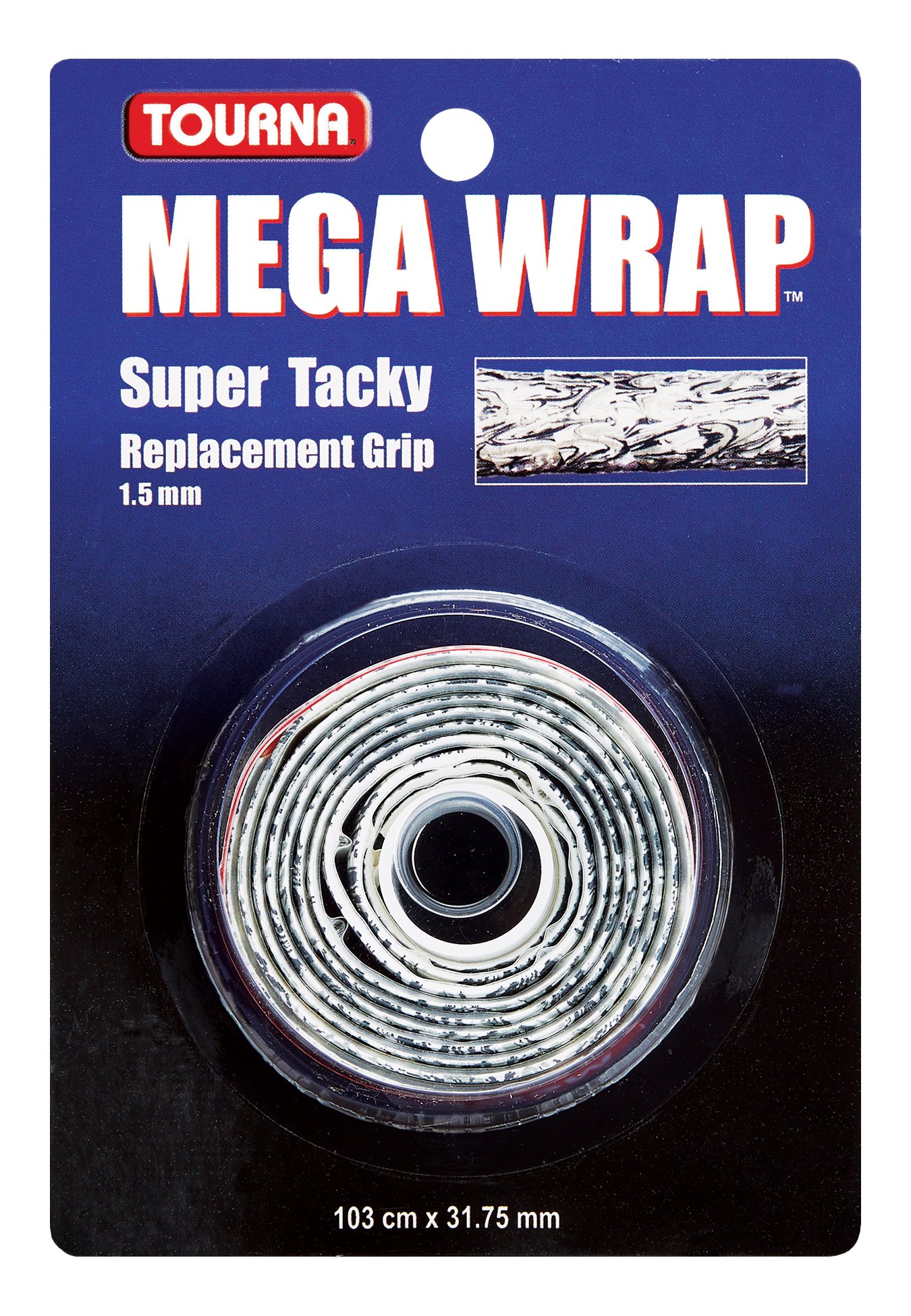 2x Unique Tourna Mega Wrap Tacky Tennis Replacement Cushion Grip Stars & Stripes for sale online 
