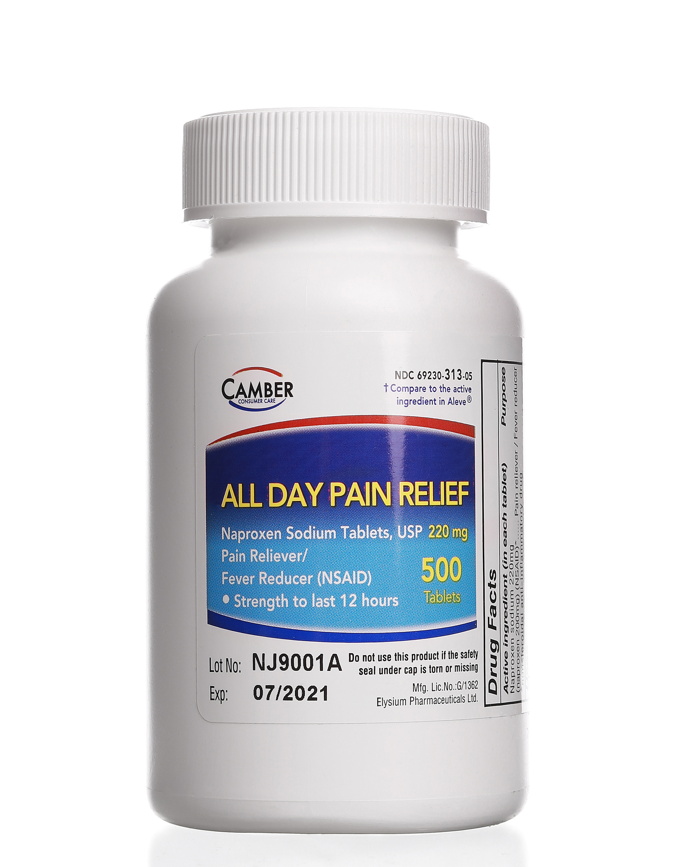 All Day Pain Relief | Naproxen Sodium 220 Mg | 500 Count Tablets | EBay