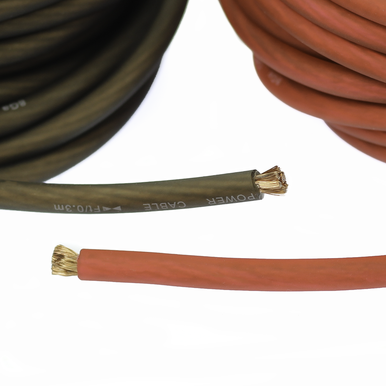 Cable de alimentación a tierra calibre 8 AWG ROJO/NEGRO vudú - Imagen 5 de 11