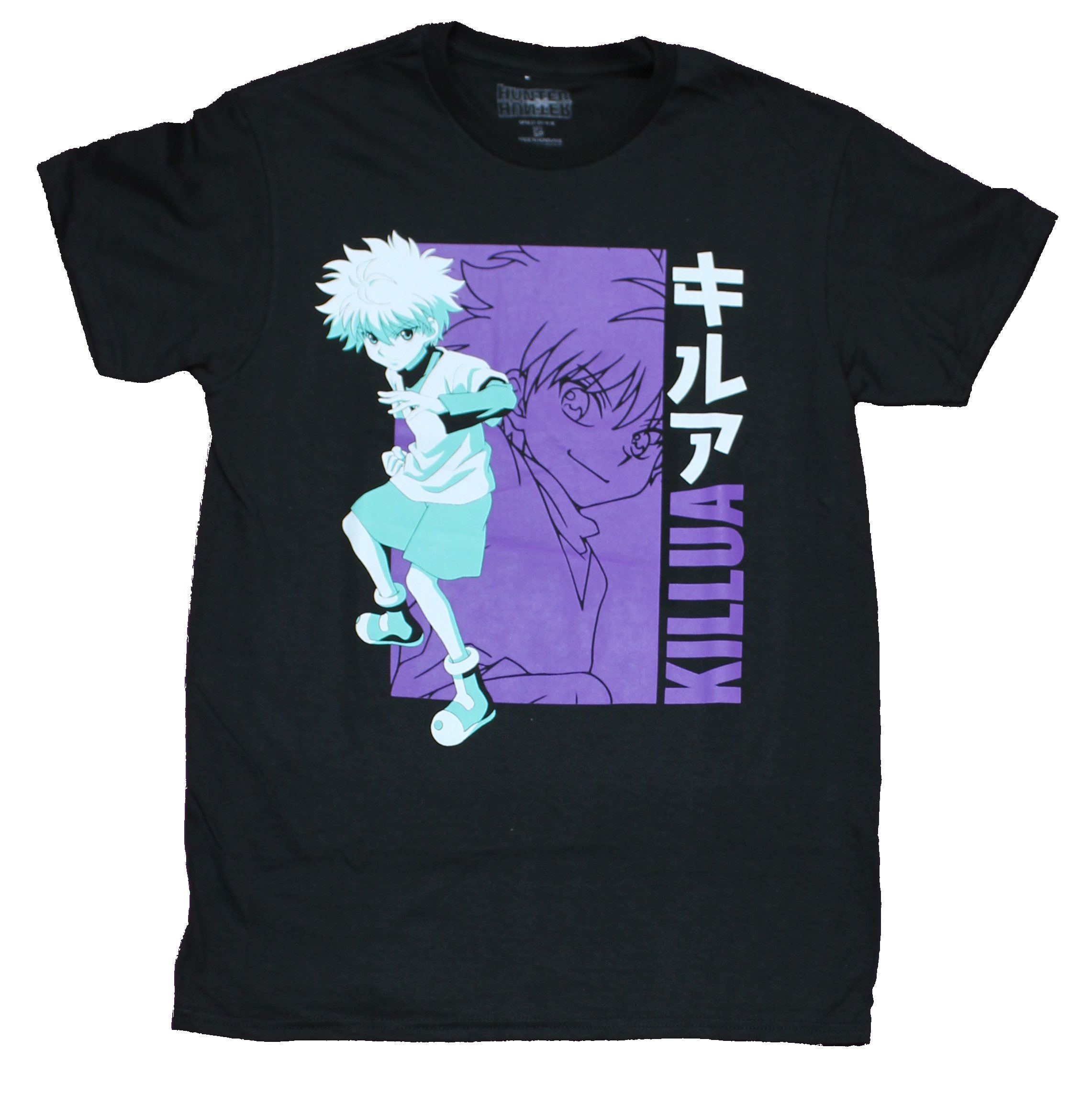 Hunter X Hunter Mens T Shirt Killua Purple Aqua Box Stance eBay