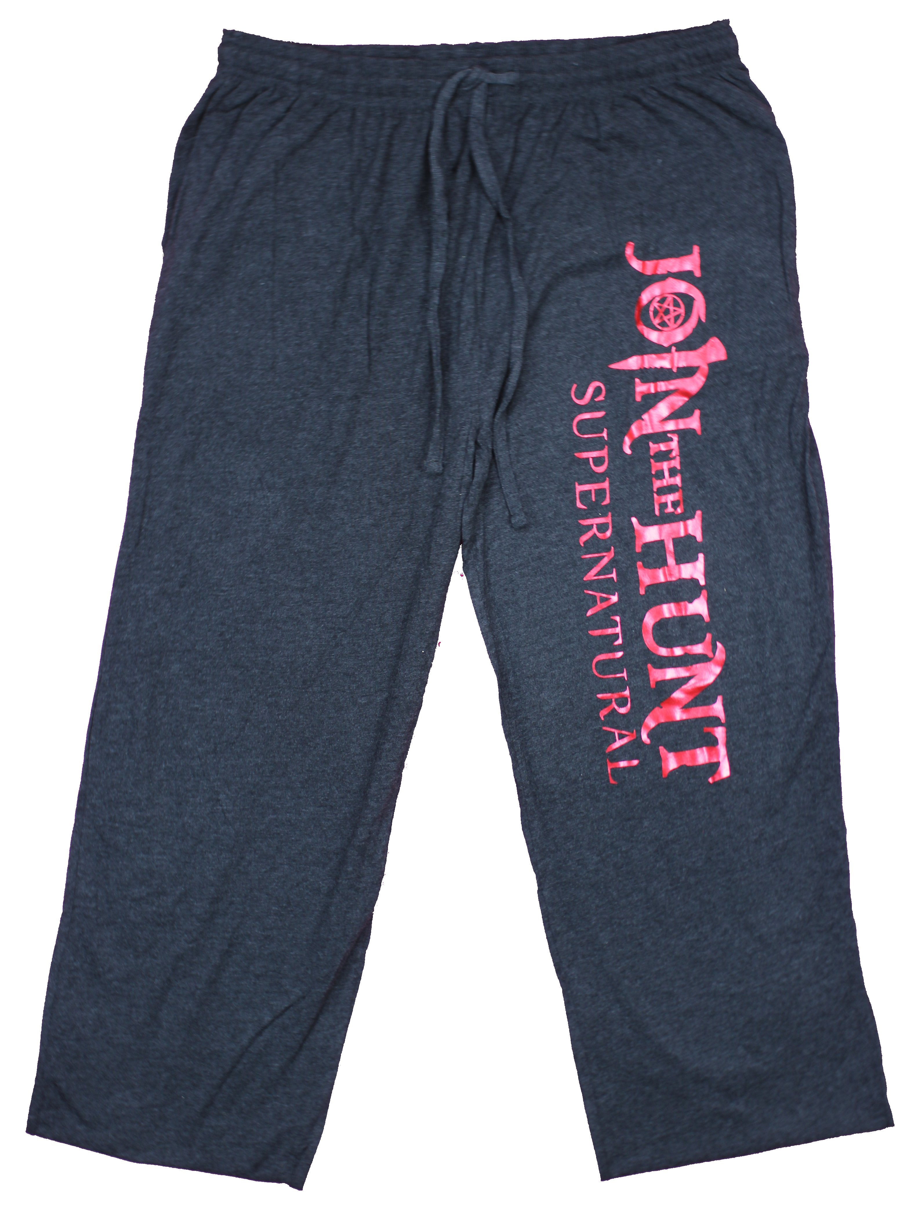 Supernatural Join the Hunt Dark Gray Lounge Pants Pajama Bottoms