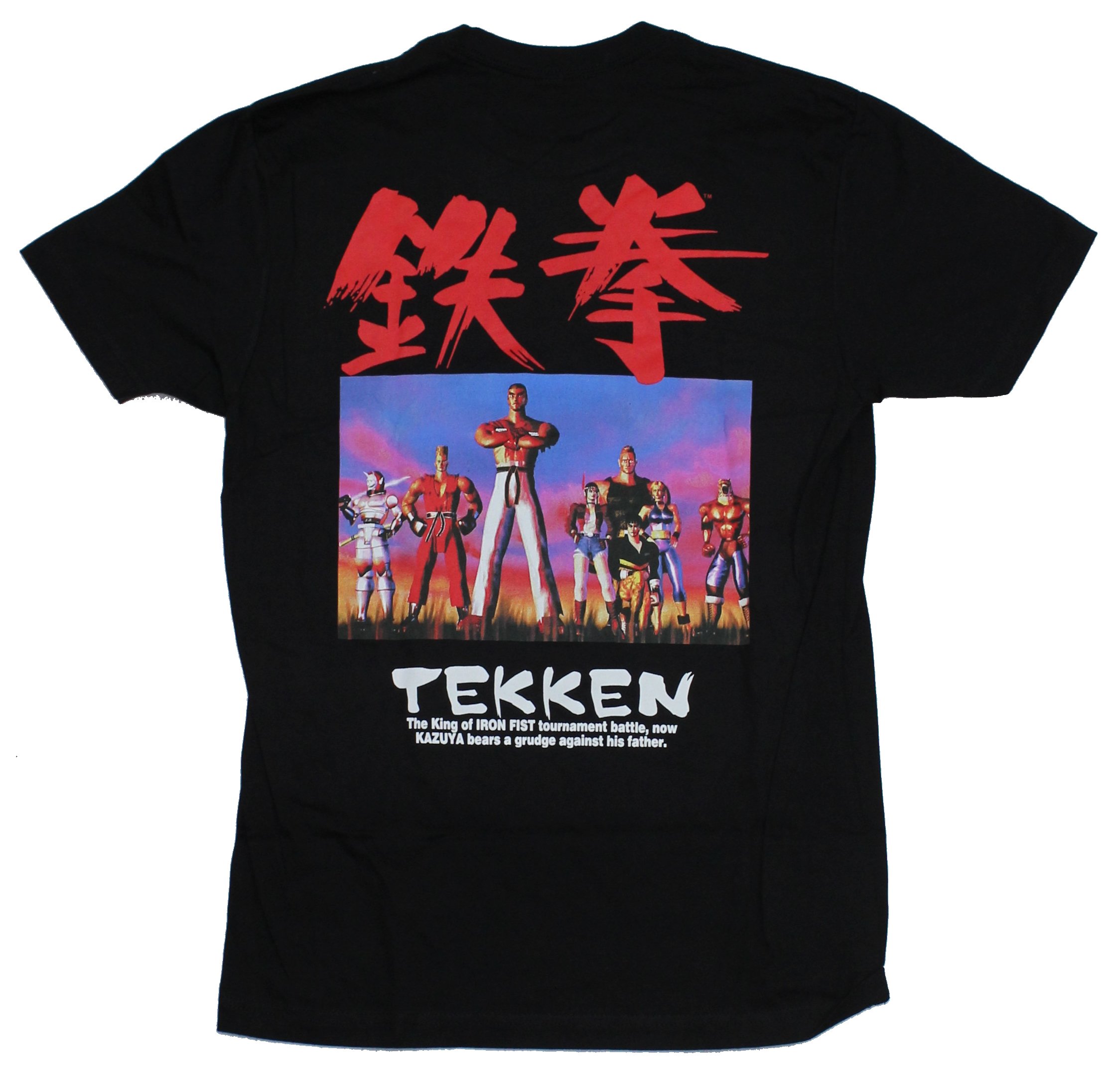 Tekken Mens T-Shirt - King of Iron Fist Original Game Image 2 Sided | eBay