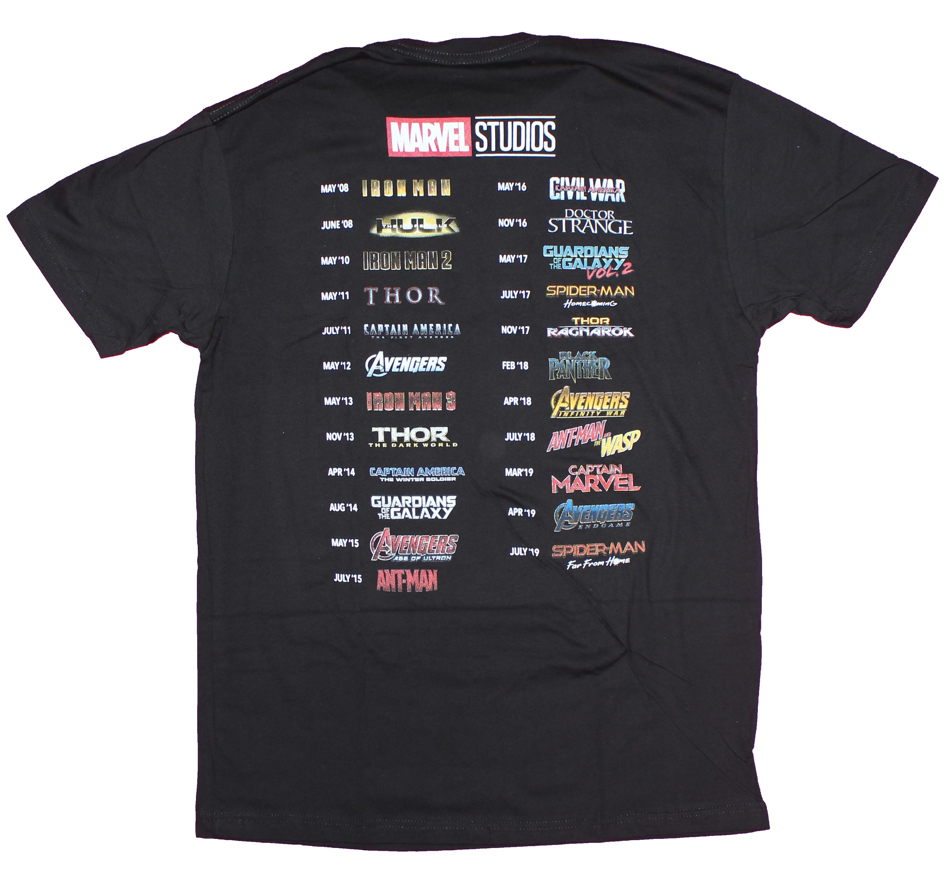 marvel tshirt adult