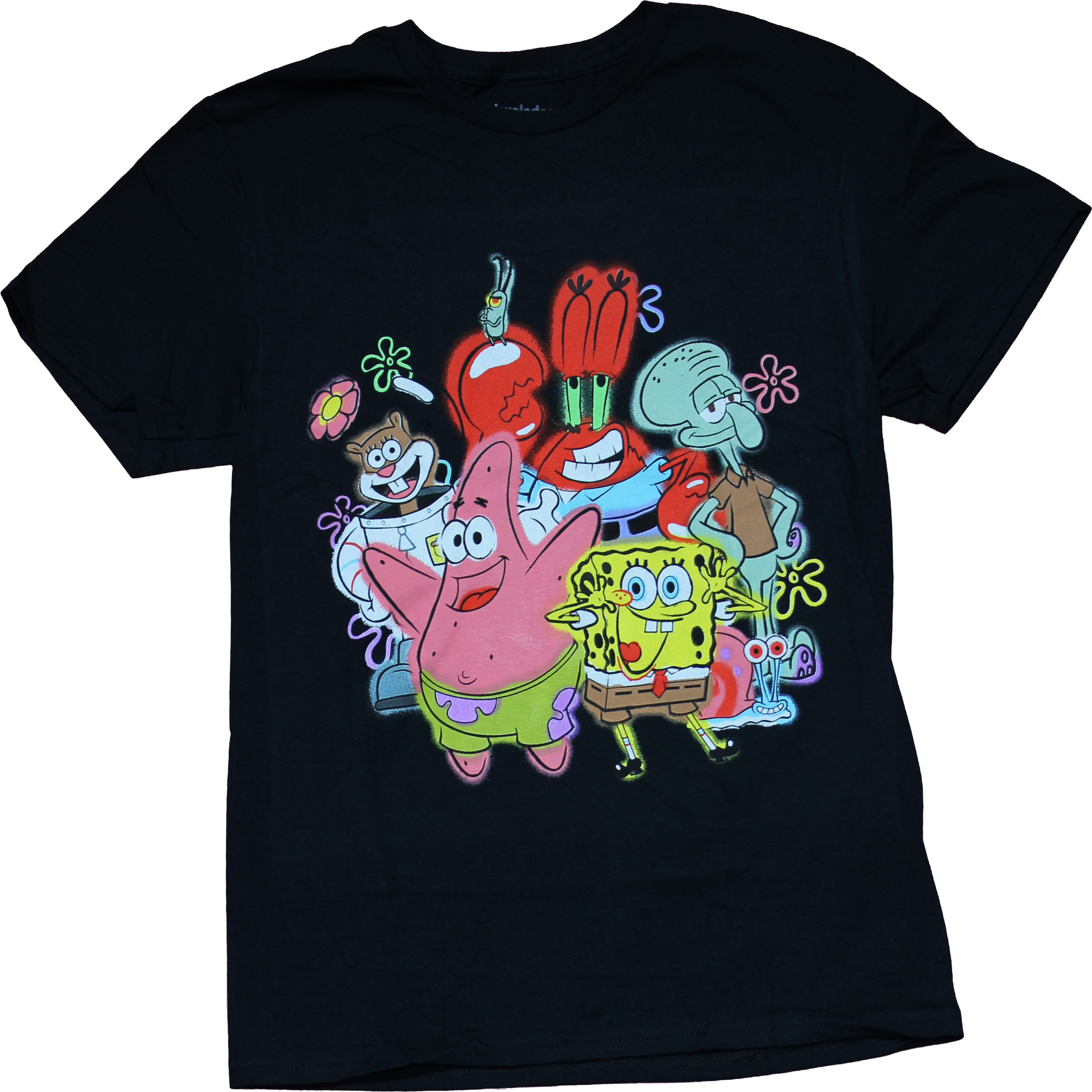 Spongebob Squarepants New Adult T-Shirt - Graffiti Giant