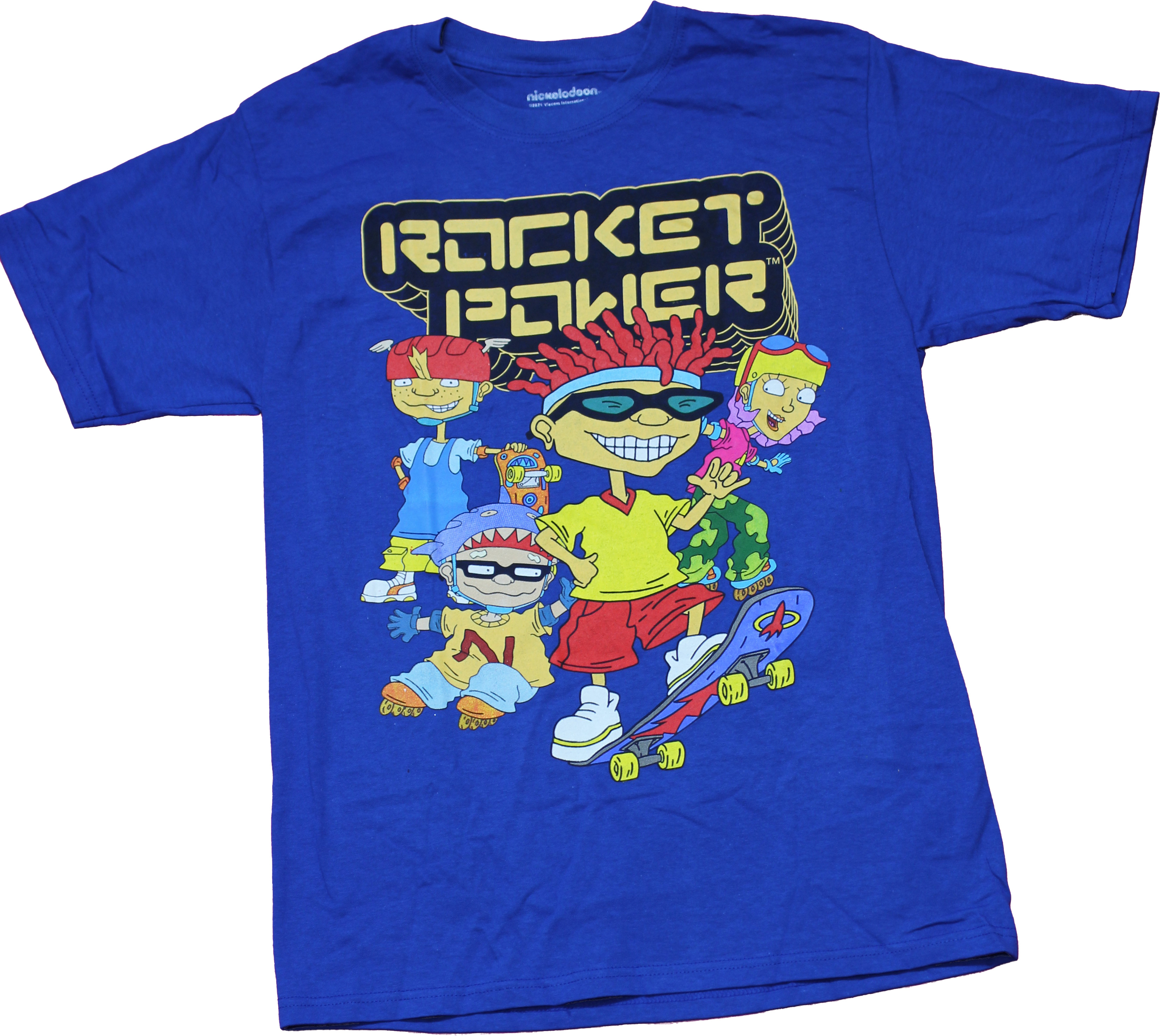Rocket Power New Adult T-Shirt - Group Under Logo Image | eBay