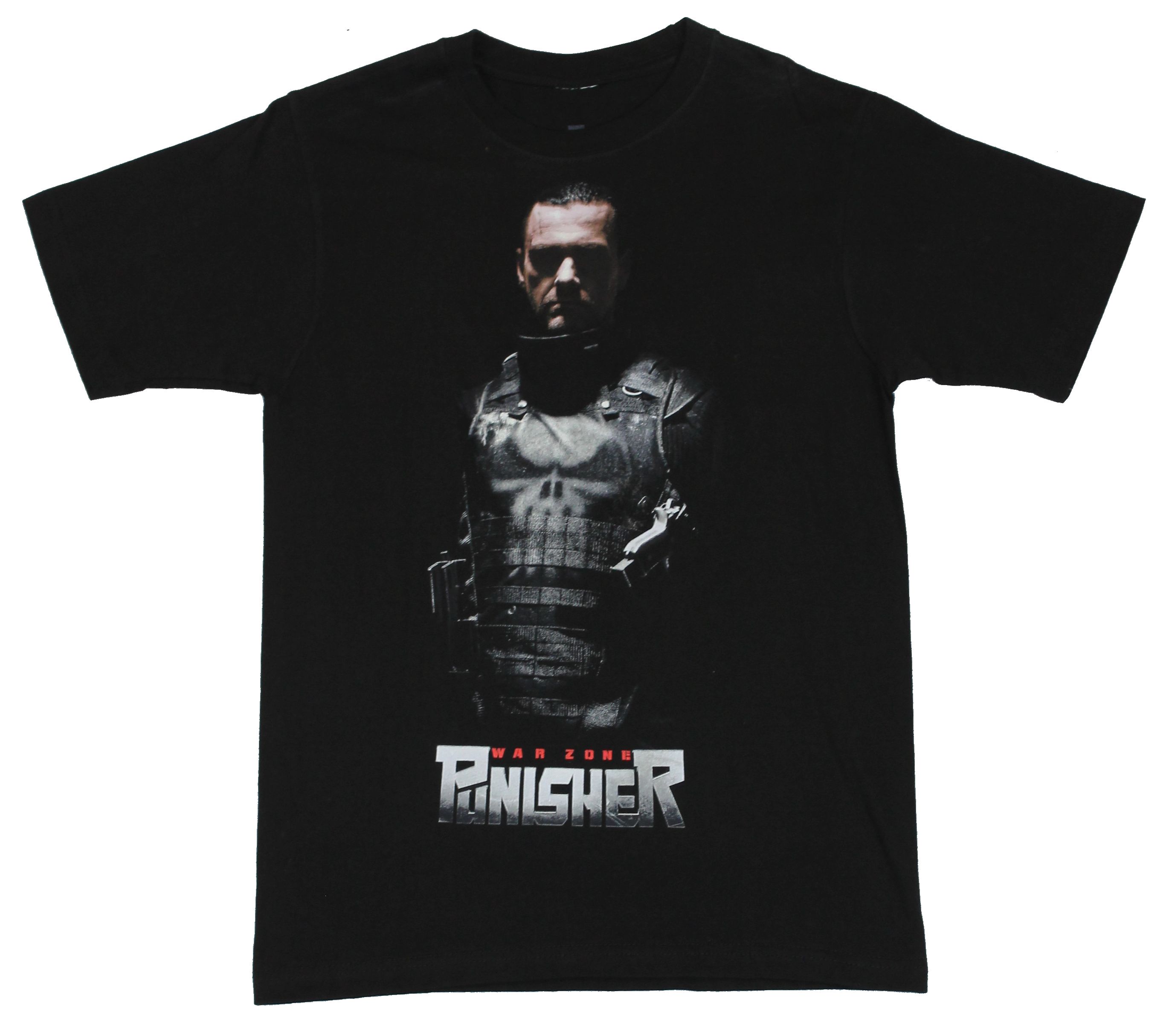 The Punisher Marvel Adult New T-Shirt Frank Castle in Shadow on