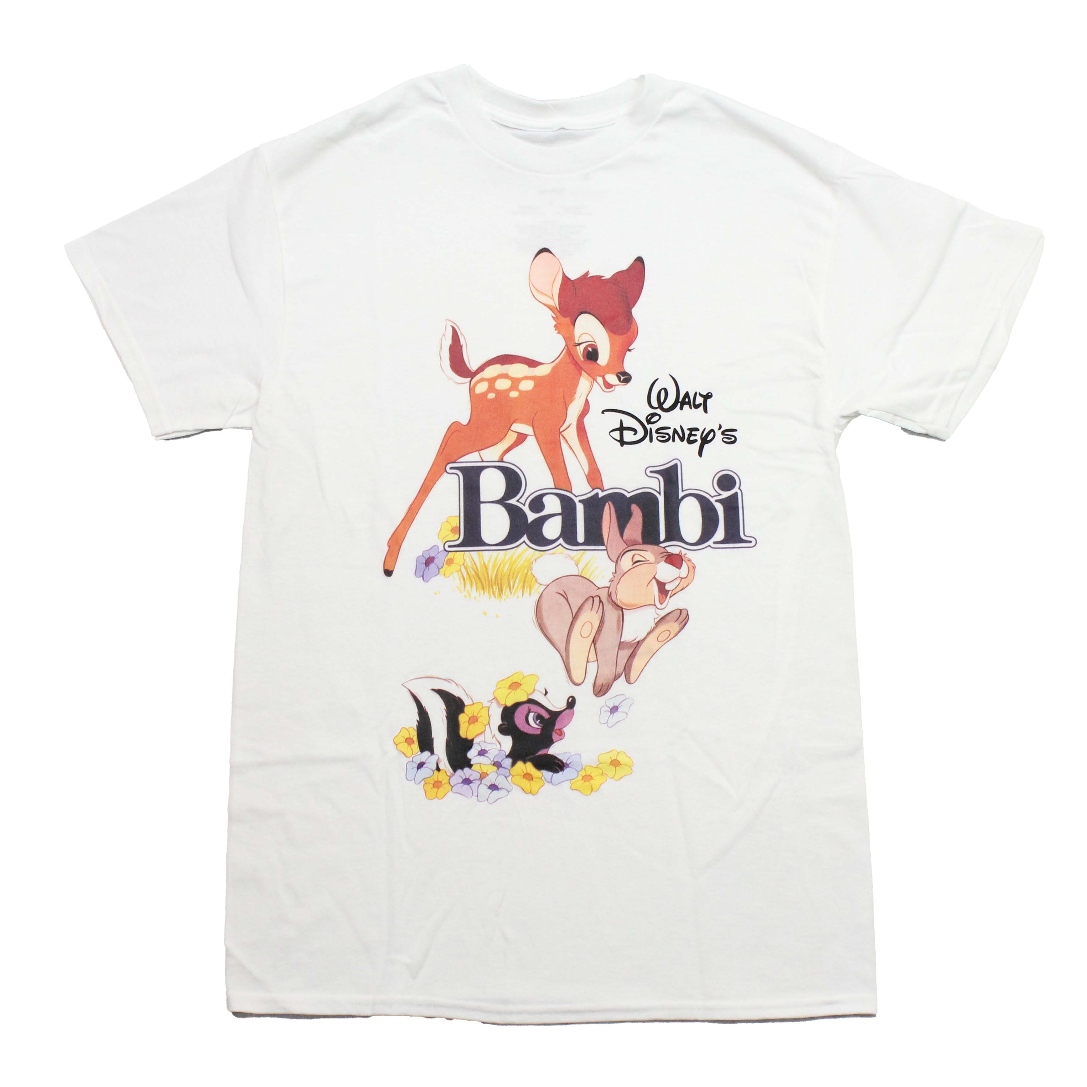 Disney s Bambi New Adult T Shirt With Thumper and Flower