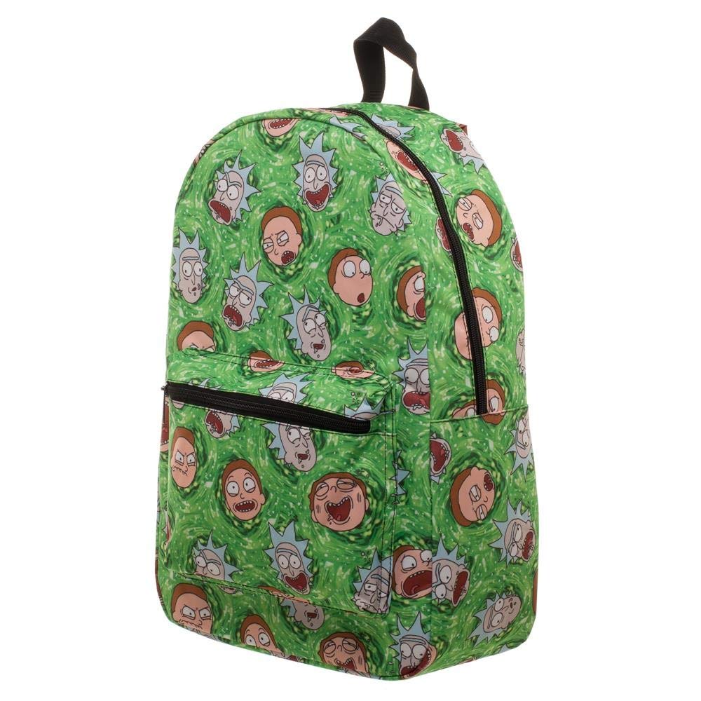 Portal Print Rick And Morty Backpack Standard Ebay