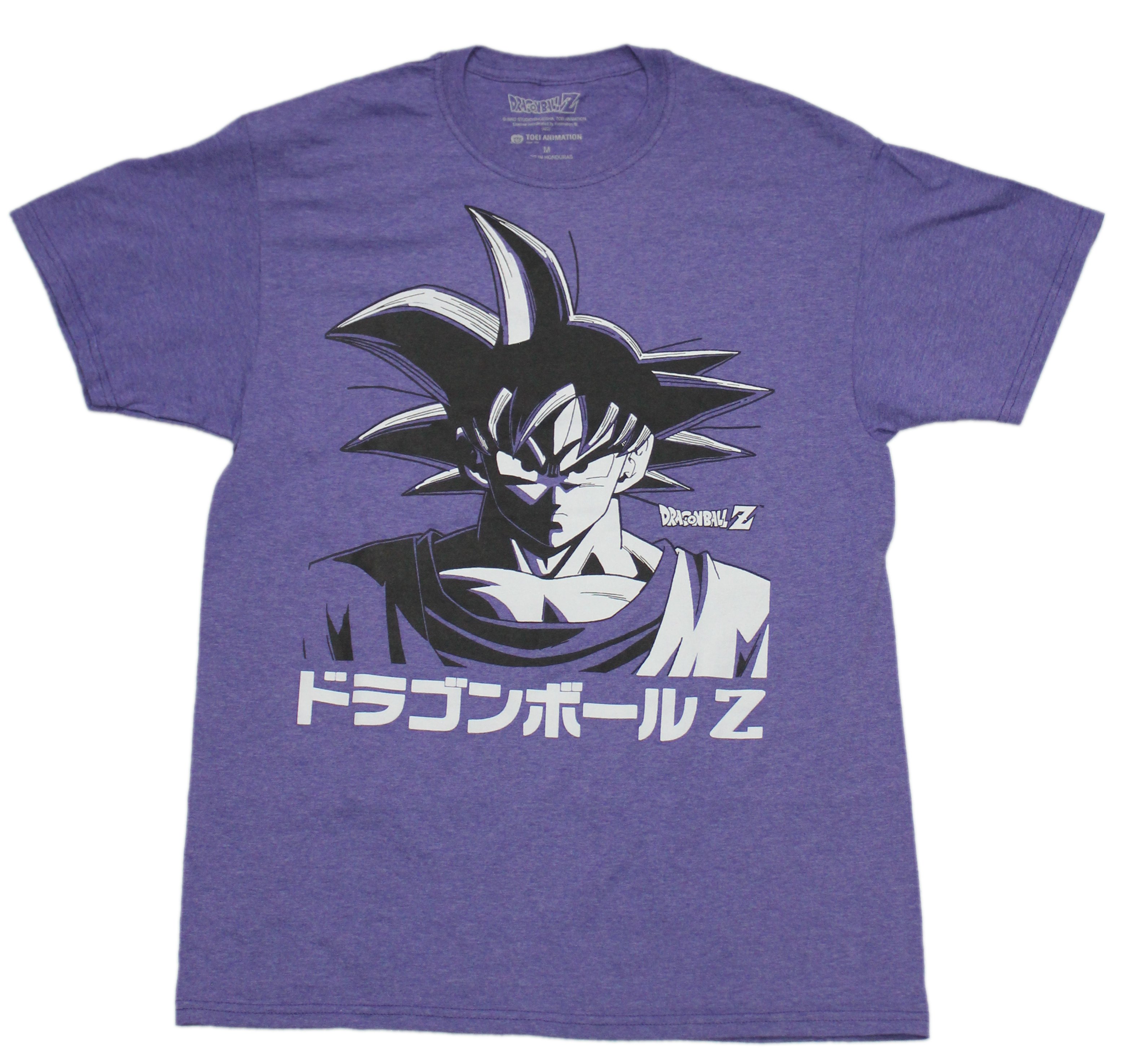 Dragon Ball Z New Adult T-Shirt - Goku Serious Over Kanji | eBay