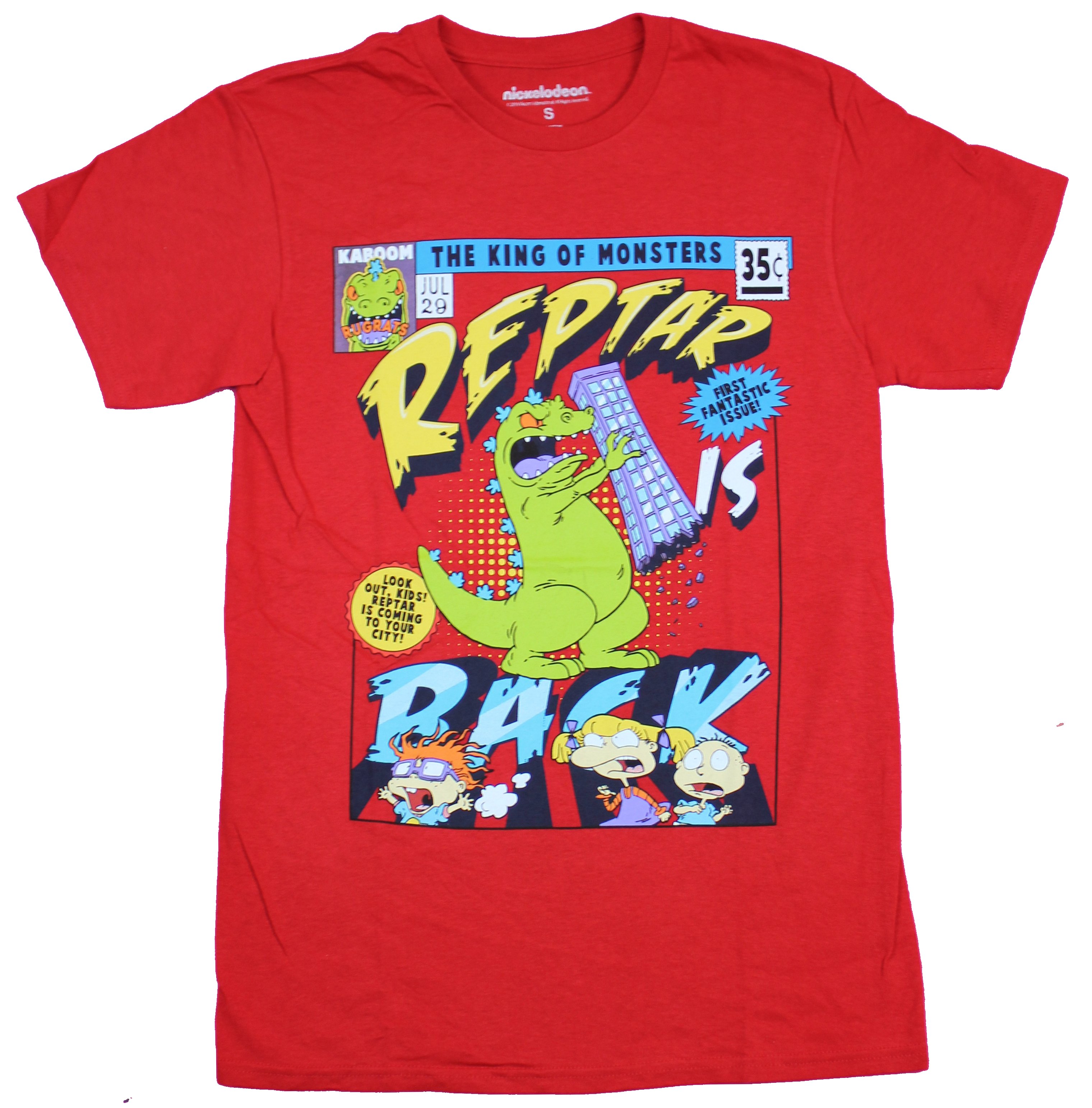 Rugrats Reptar At First I Was Then I Was Graphic T-Shirt Rugrats Reptar At First I Was Then I Was Graphic T-Shirt