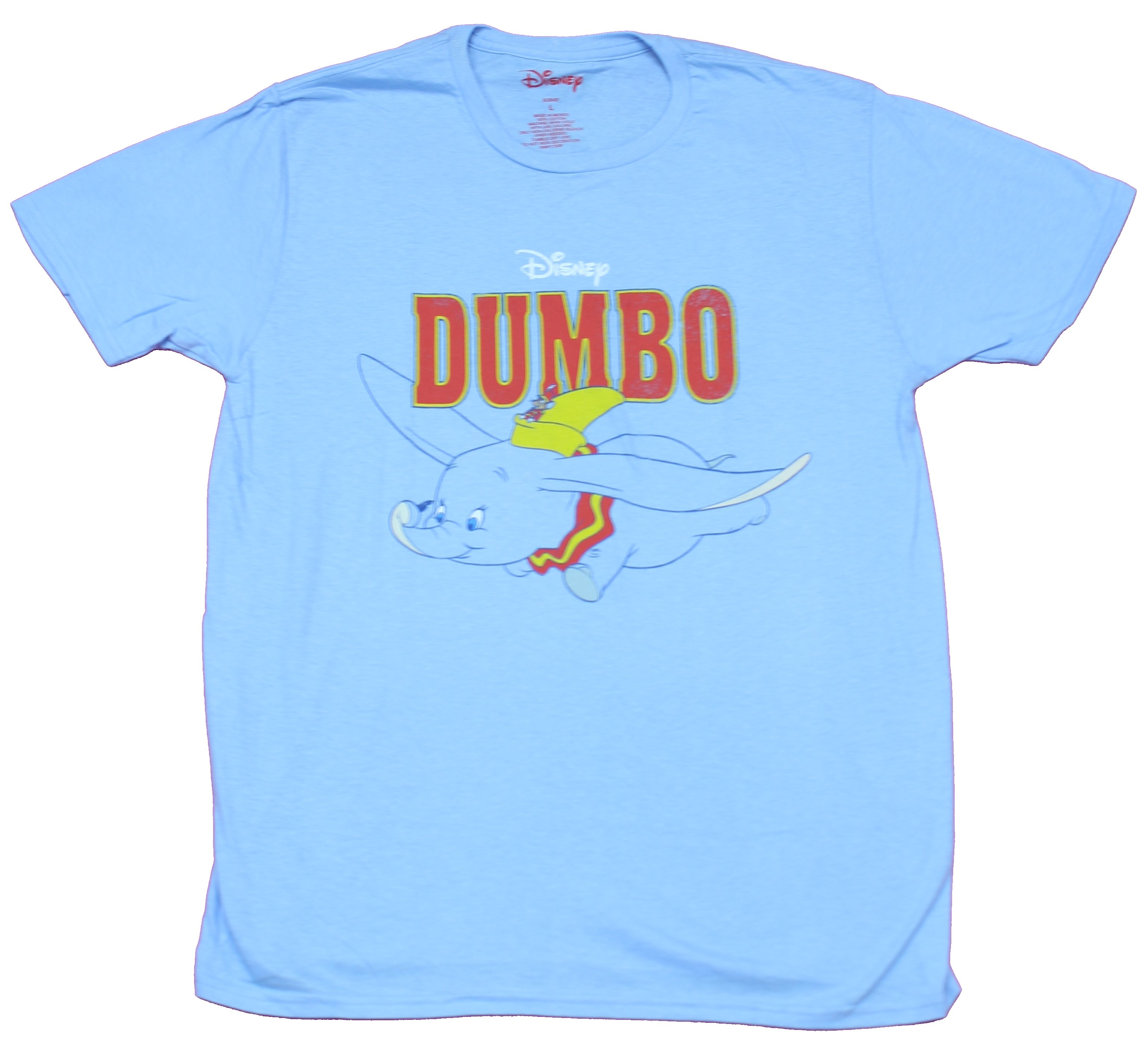 Dumbo Adult New T-Shirt - Flying Elephant Under Word Logo Pic | eBay