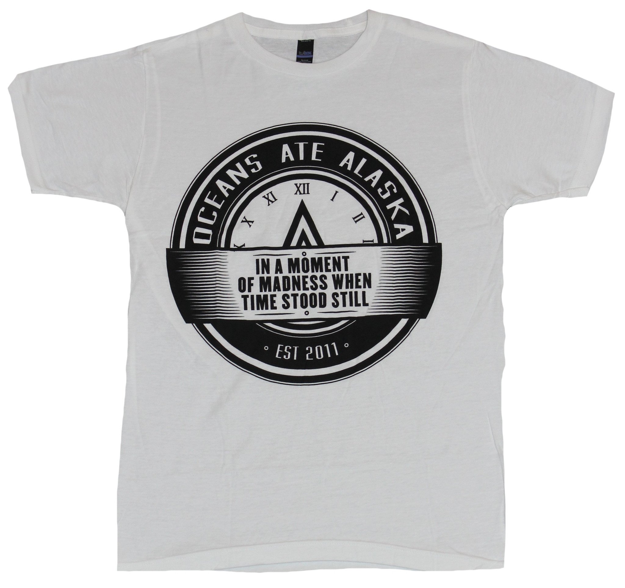 Oceans Ate Alaska Mens T-Shirt - In A Moment Of Madness Clock Face