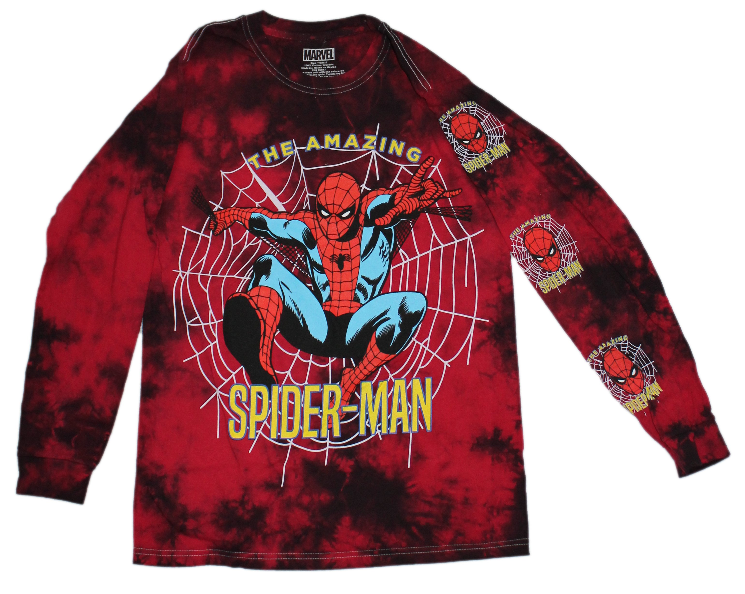 Spiderman long sale sleeve mens